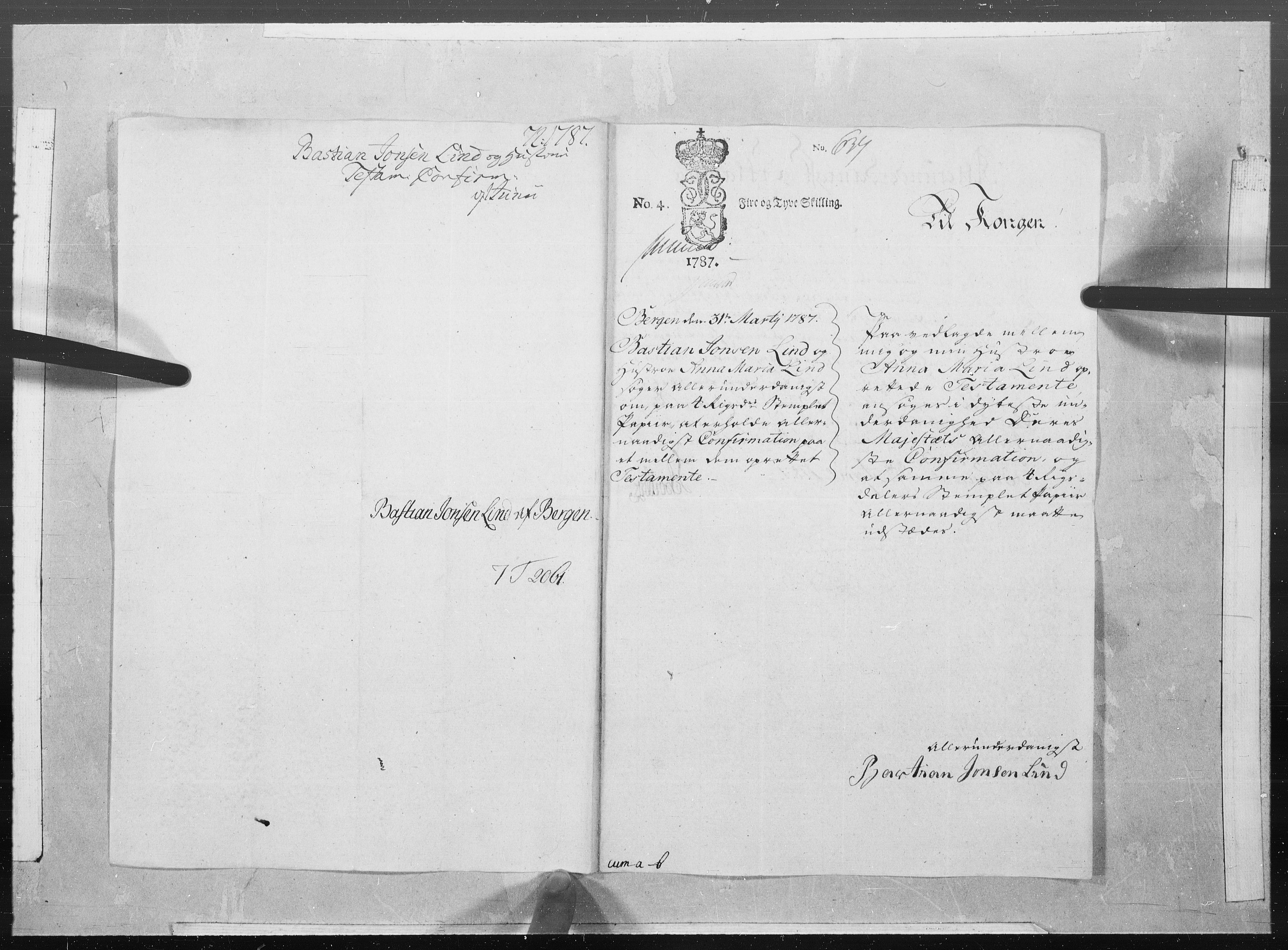 Danske Kanselli 1572-1799, AV/RA-EA-3023/F/Fc/Fcc/Fcca/L0266: Norske innlegg 1572-1799, 1787, s. 21