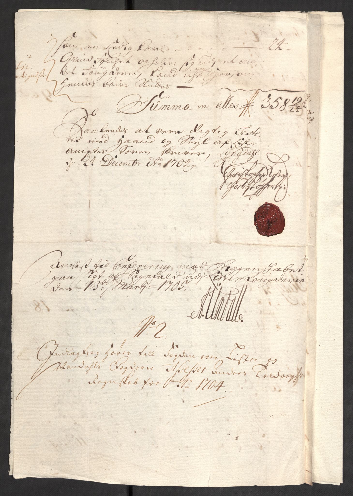 Rentekammeret inntil 1814, Reviderte regnskaper, Fogderegnskap, RA/EA-4092/R43/L2550: Fogderegnskap Lista og Mandal, 1703-1704, s. 249