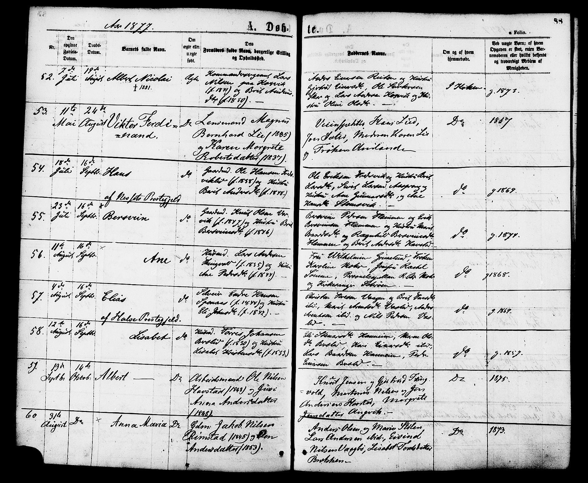 Ministerialprotokoller, klokkerbøker og fødselsregistre - Møre og Romsdal, AV/SAT-A-1454/586/L0986: Ministerialbok nr. 586A12, 1867-1878, s. 88