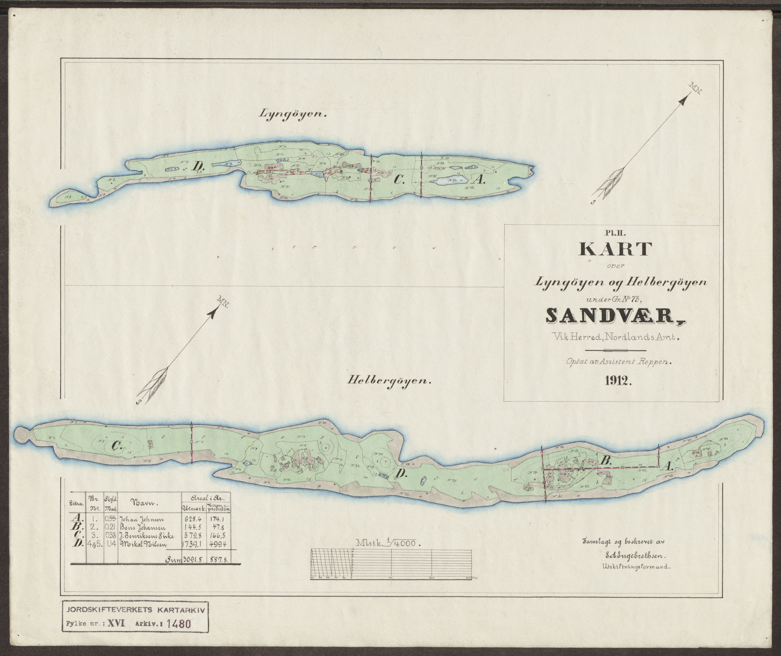 Jordskifteverkets kartarkiv, AV/RA-S-3929/T, 1859-1988, s. 1678