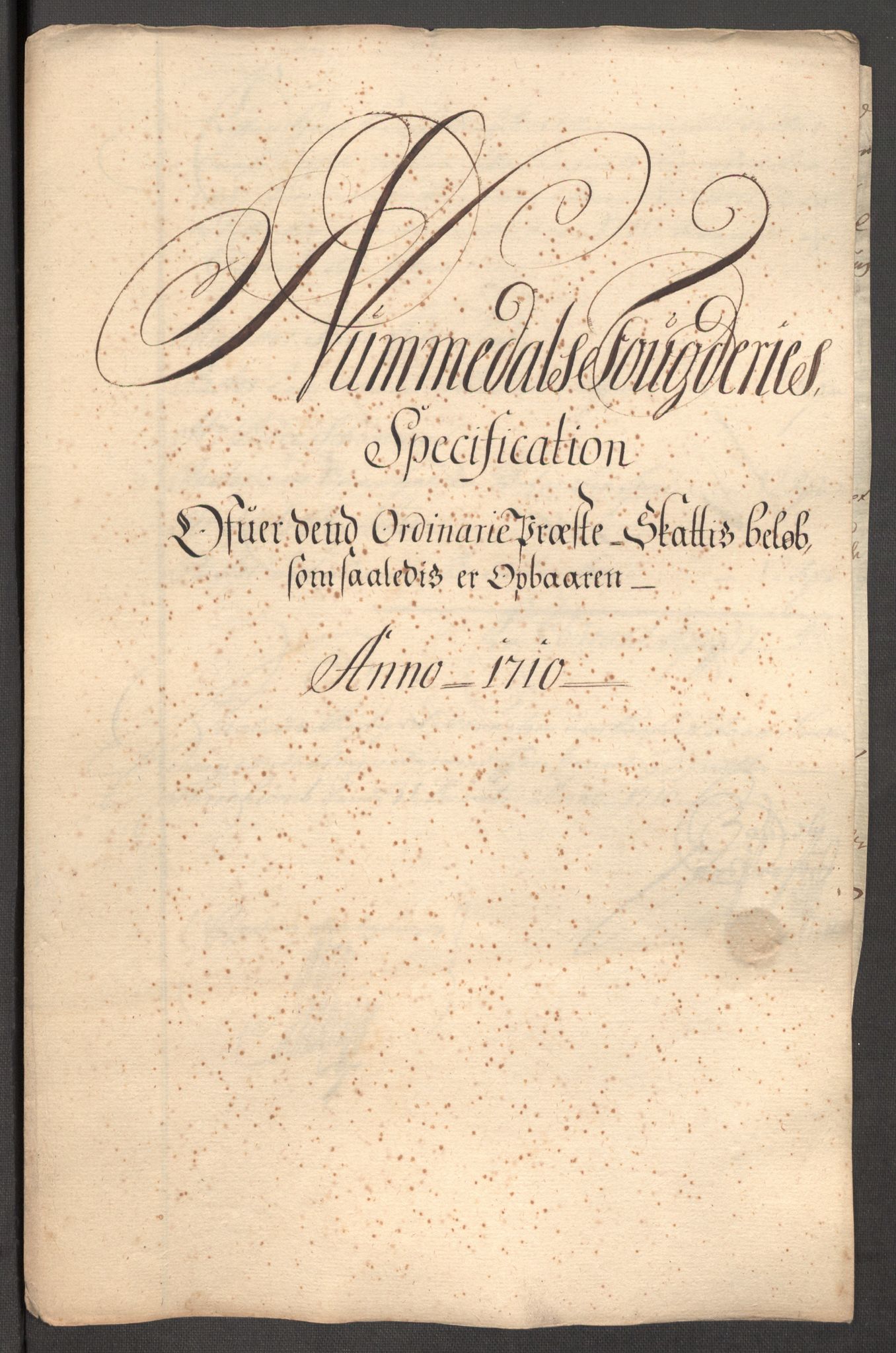 Rentekammeret inntil 1814, Reviderte regnskaper, Fogderegnskap, RA/EA-4092/R64/L4431: Fogderegnskap Namdal, 1709-1710, s. 371