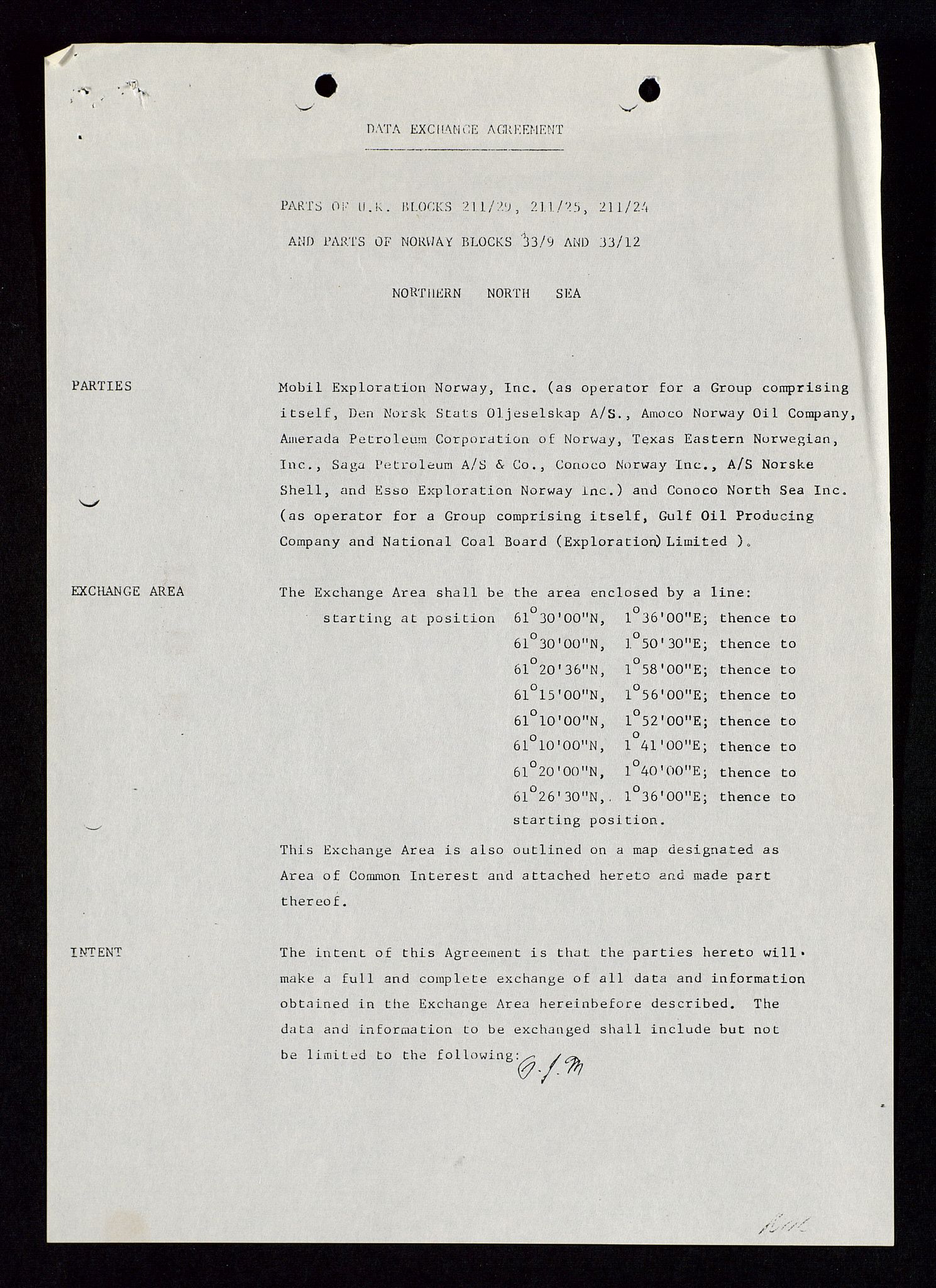 Pa 1578 - Mobil Exploration Norway Incorporated, SAST/A-102024/4/D/Da/L0115: S.E. Smith - Sak og korrespondanse, 1974-1981, s. 445