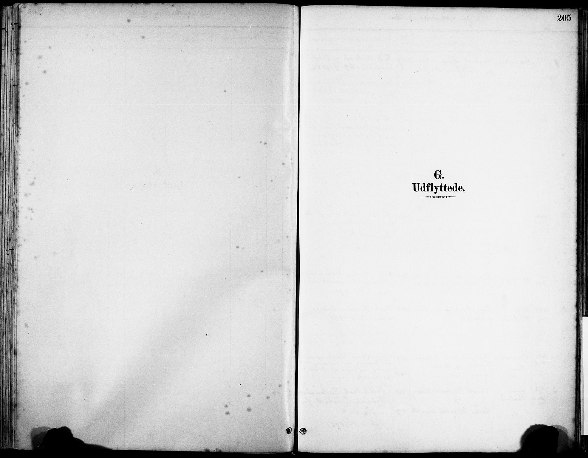 Klepp sokneprestkontor, AV/SAST-A-101803/001/3/30BA/L0008: Ministerialbok nr. A 9, 1886-1919, s. 205