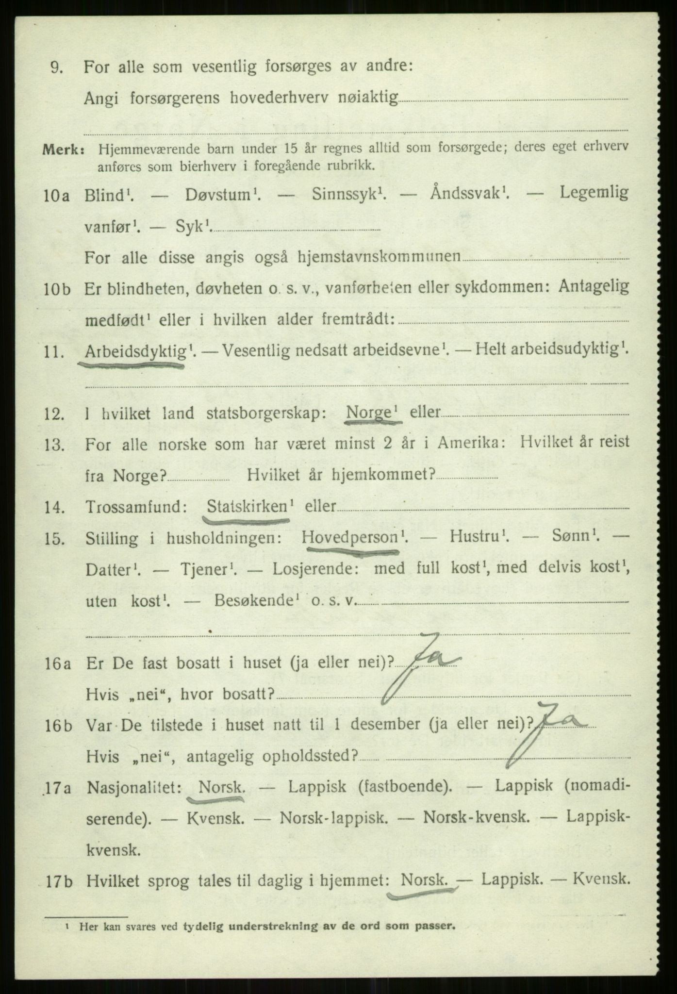 SATØ, Folketelling 1920 for 1934 Tromsøysund herred, 1920, s. 14219