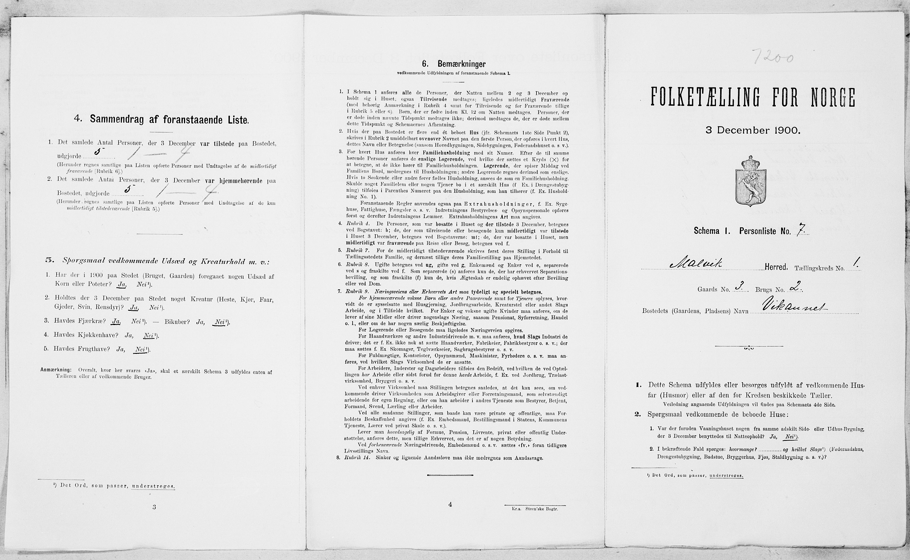 , Folketelling 1900 for 1663 Malvik herred, 1900, s. 32