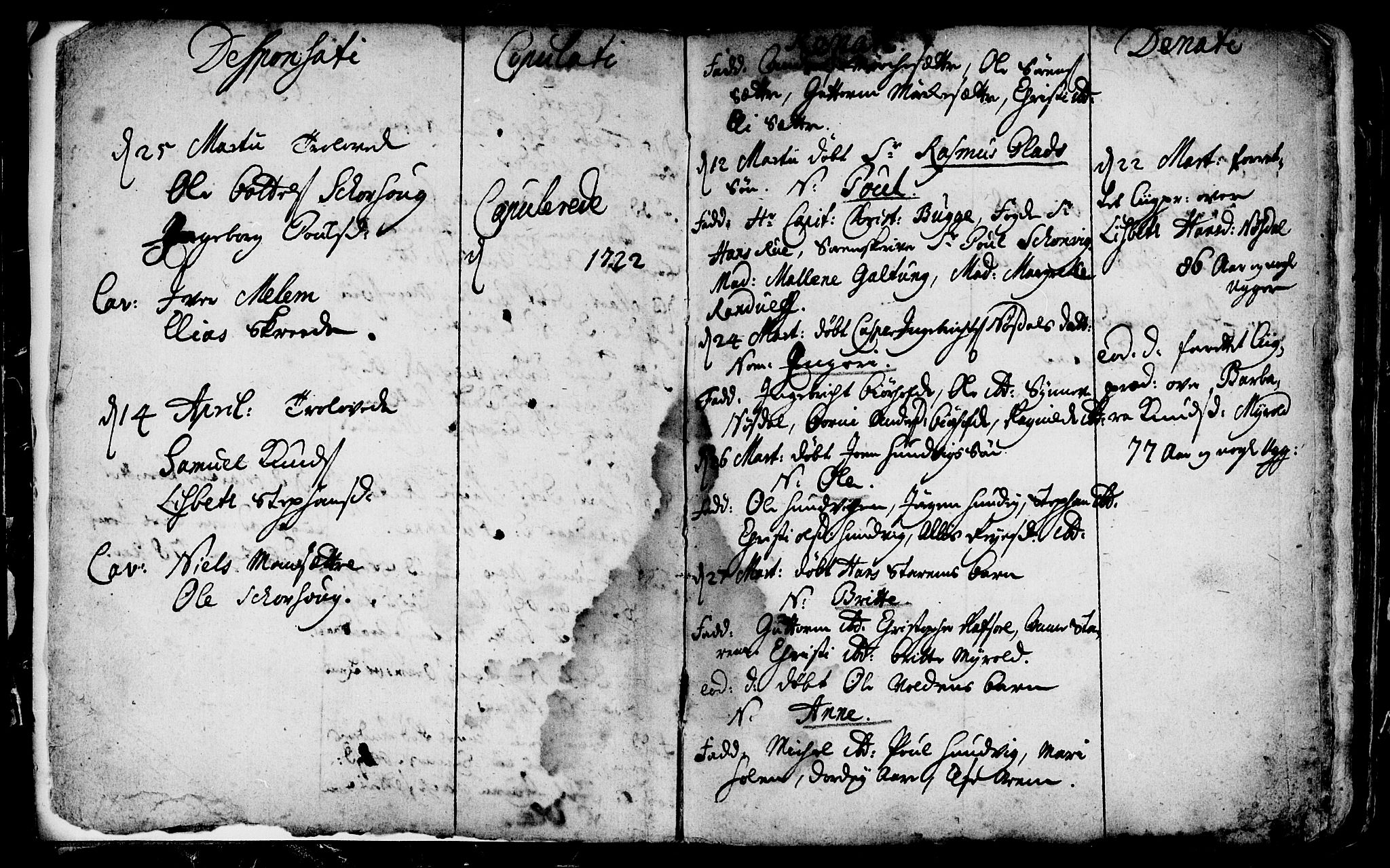 Eid sokneprestembete, AV/SAB-A-82301/H/Haa/Haaa/L0001: Ministerialbok nr. A 1, 1722-1740, s. 2