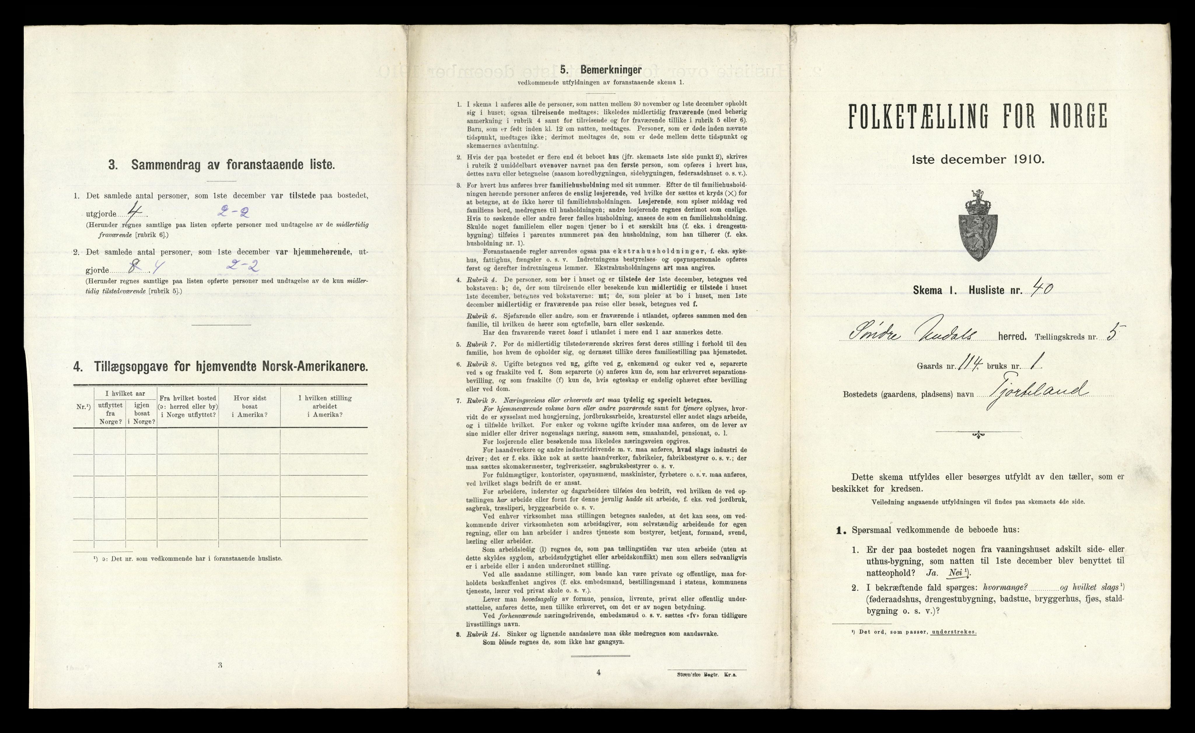 RA, Folketelling 1910 for 1029 Sør-Audnedal herred, 1910, s. 491