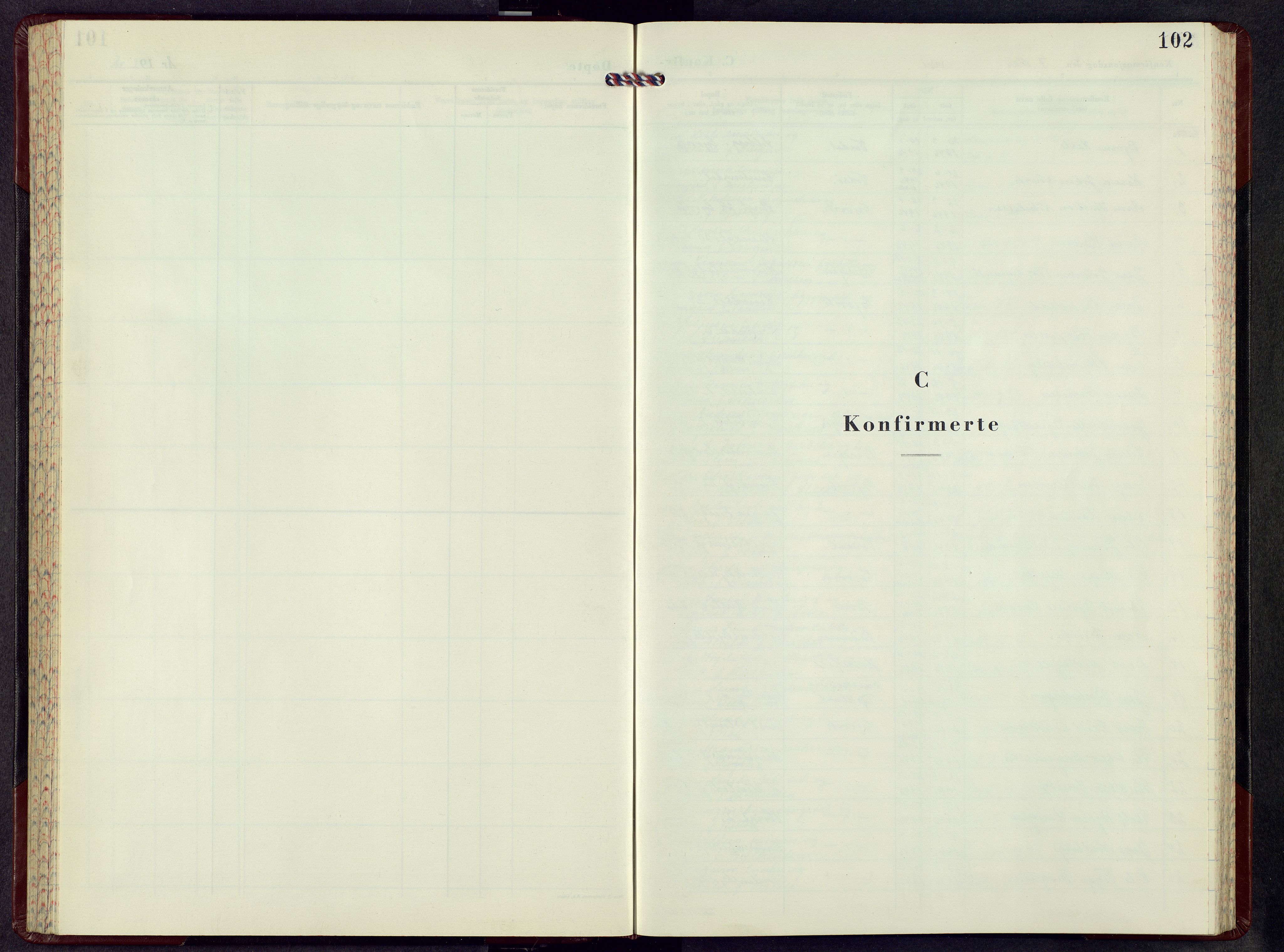 Gjøvik prestekontor, AV/SAH-PREST-098/H/Ha/Hab/L0003: Klokkerbok nr. 3, 1961-1968, s. 102