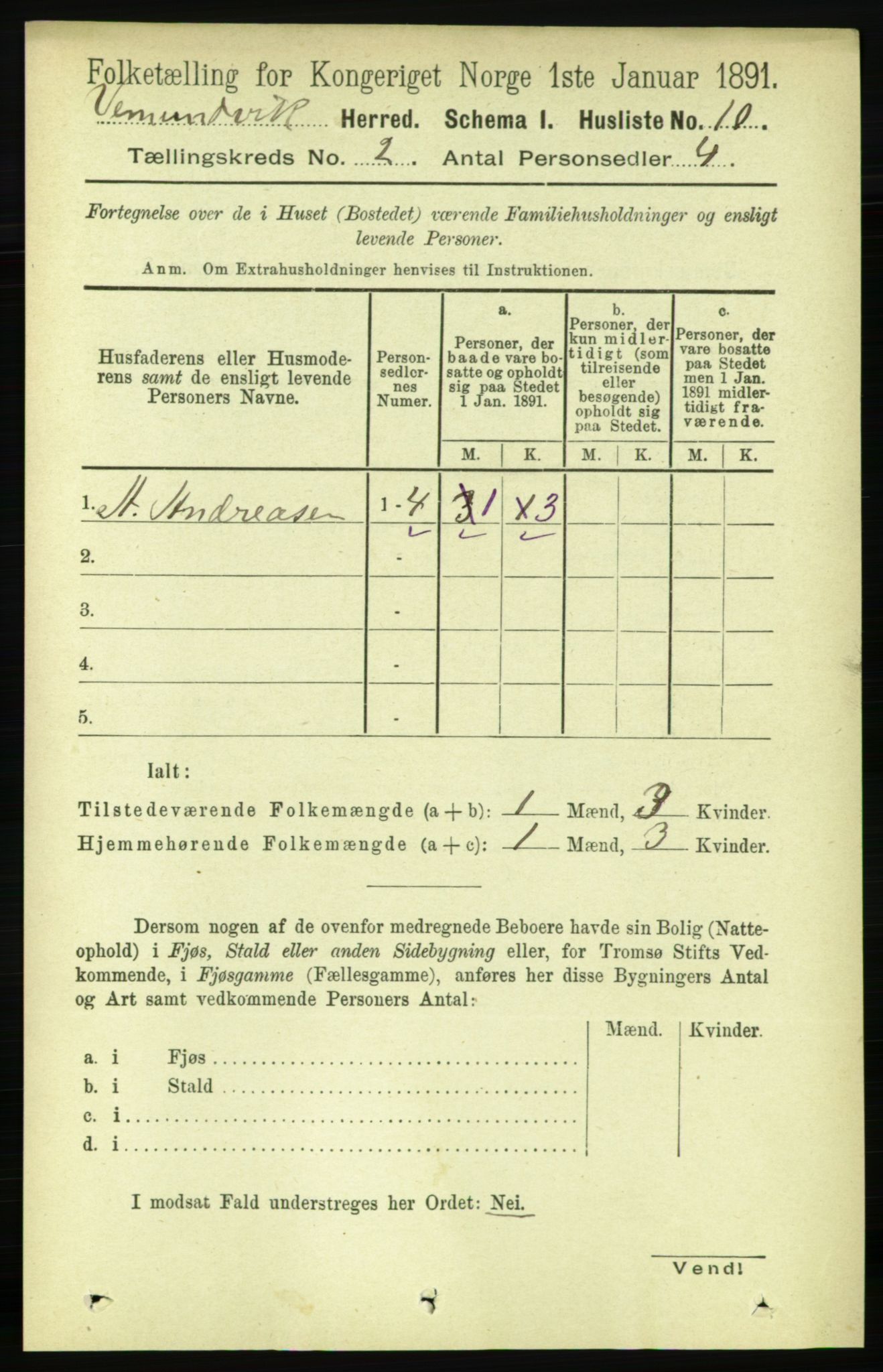 RA, Folketelling 1891 for 1745 Vemundvik herred, 1891, s. 514