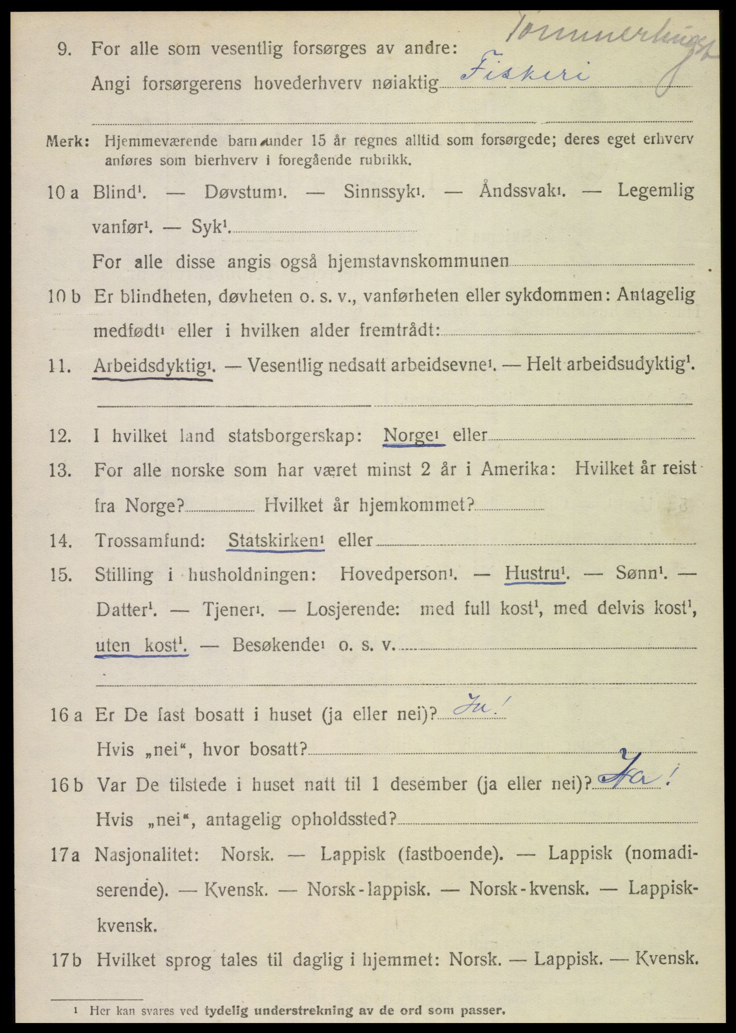 SAT, Folketelling 1920 for 1752 Kolvereid herred, 1920, s. 5110