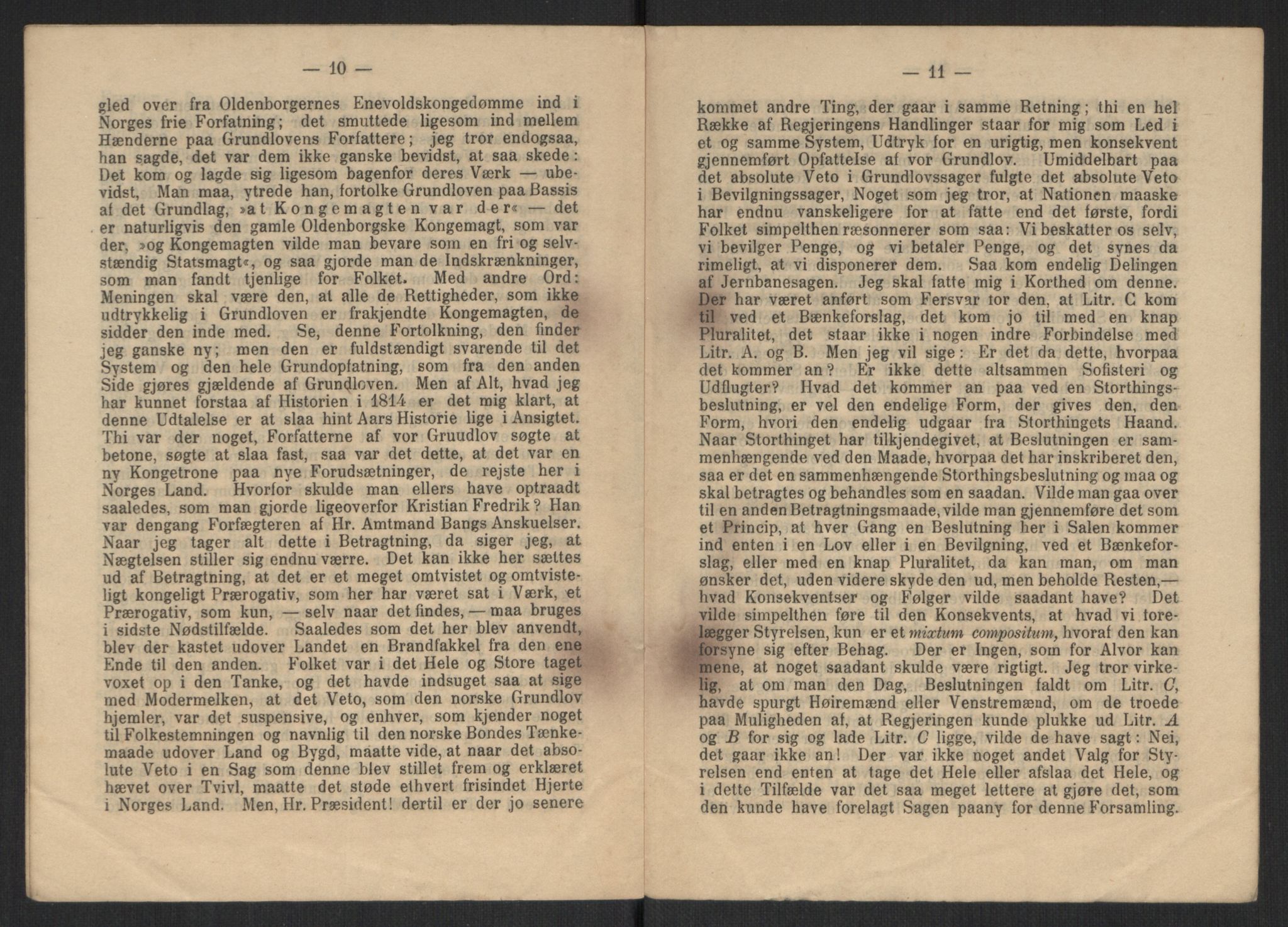 Venstres Hovedorganisasjon, RA/PA-0876/X/L0001: De eldste skrifter, 1860-1936, s. 435