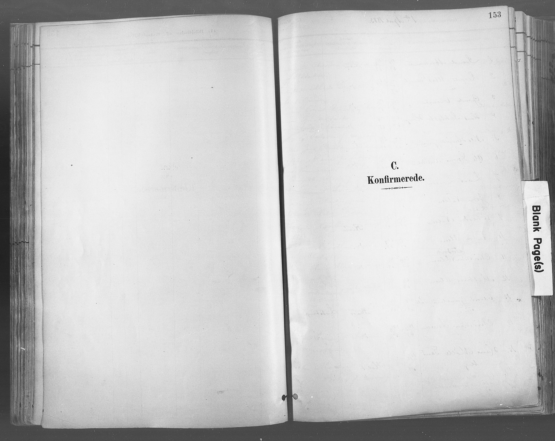 Risør sokneprestkontor, SAK/1111-0035/F/Fa/L0005: Ministerialbok nr. A 5, 1883-1895, s. 153