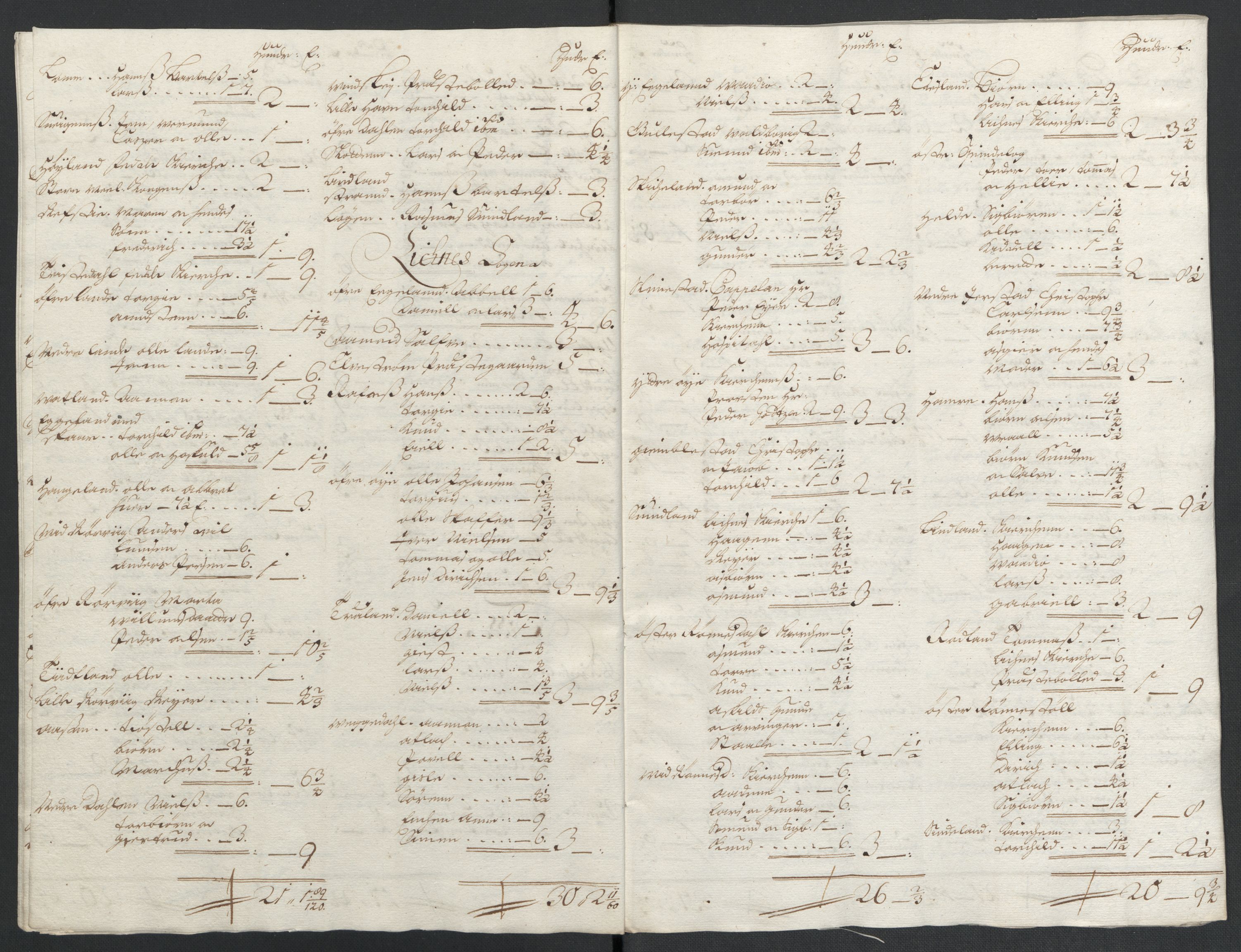 Rentekammeret inntil 1814, Reviderte regnskaper, Fogderegnskap, AV/RA-EA-4092/R43/L2546: Fogderegnskap Lista og Mandal, 1696-1697, s. 106