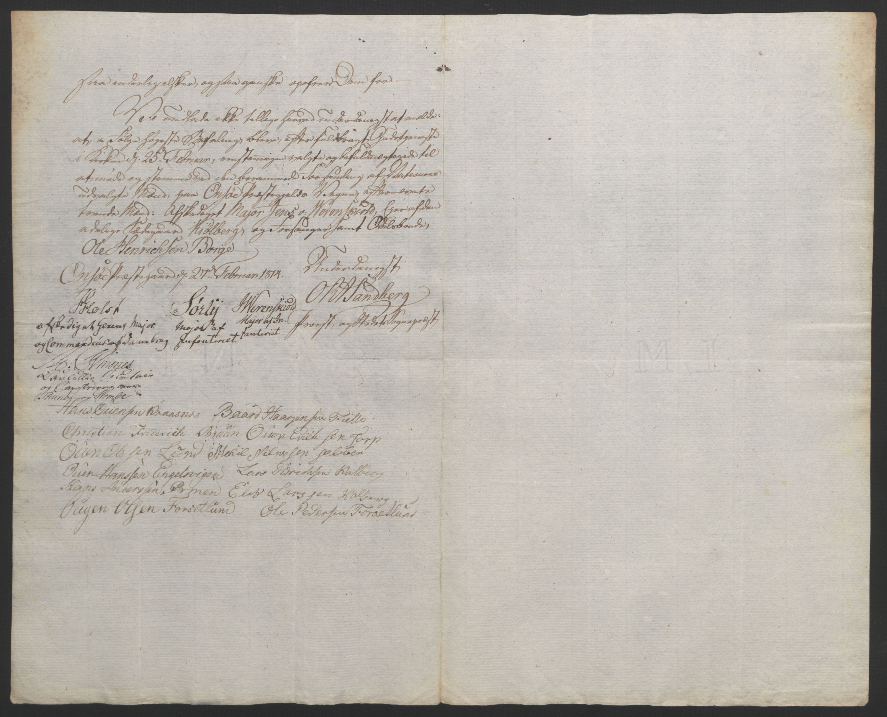 Statsrådssekretariatet, AV/RA-S-1001/D/Db/L0007: Fullmakter for Eidsvollsrepresentantene i 1814. , 1814, s. 158