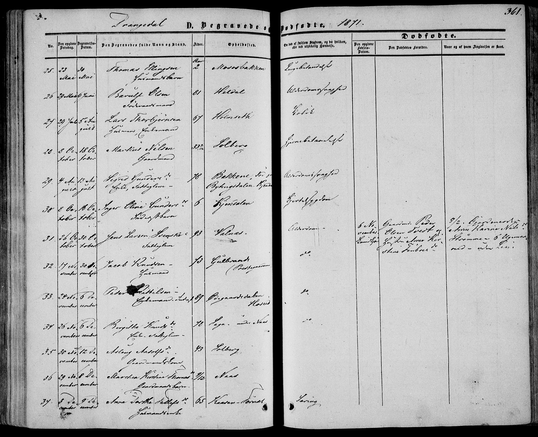 Drangedal kirkebøker, AV/SAKO-A-258/F/Fa/L0008: Ministerialbok nr. 8, 1857-1871, s. 361