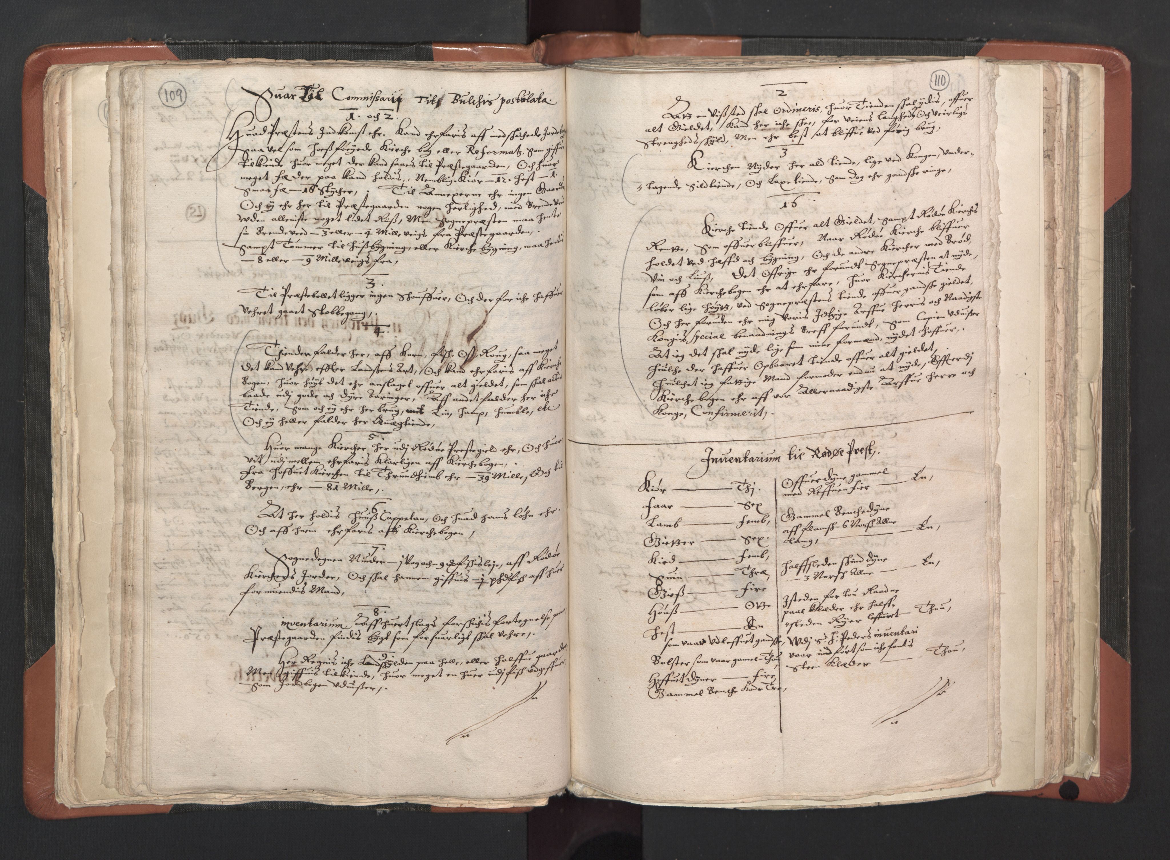 RA, Sogneprestenes manntall 1664-1666, nr. 35: Helgeland prosti og Salten prosti, 1664-1666, s. 109-110