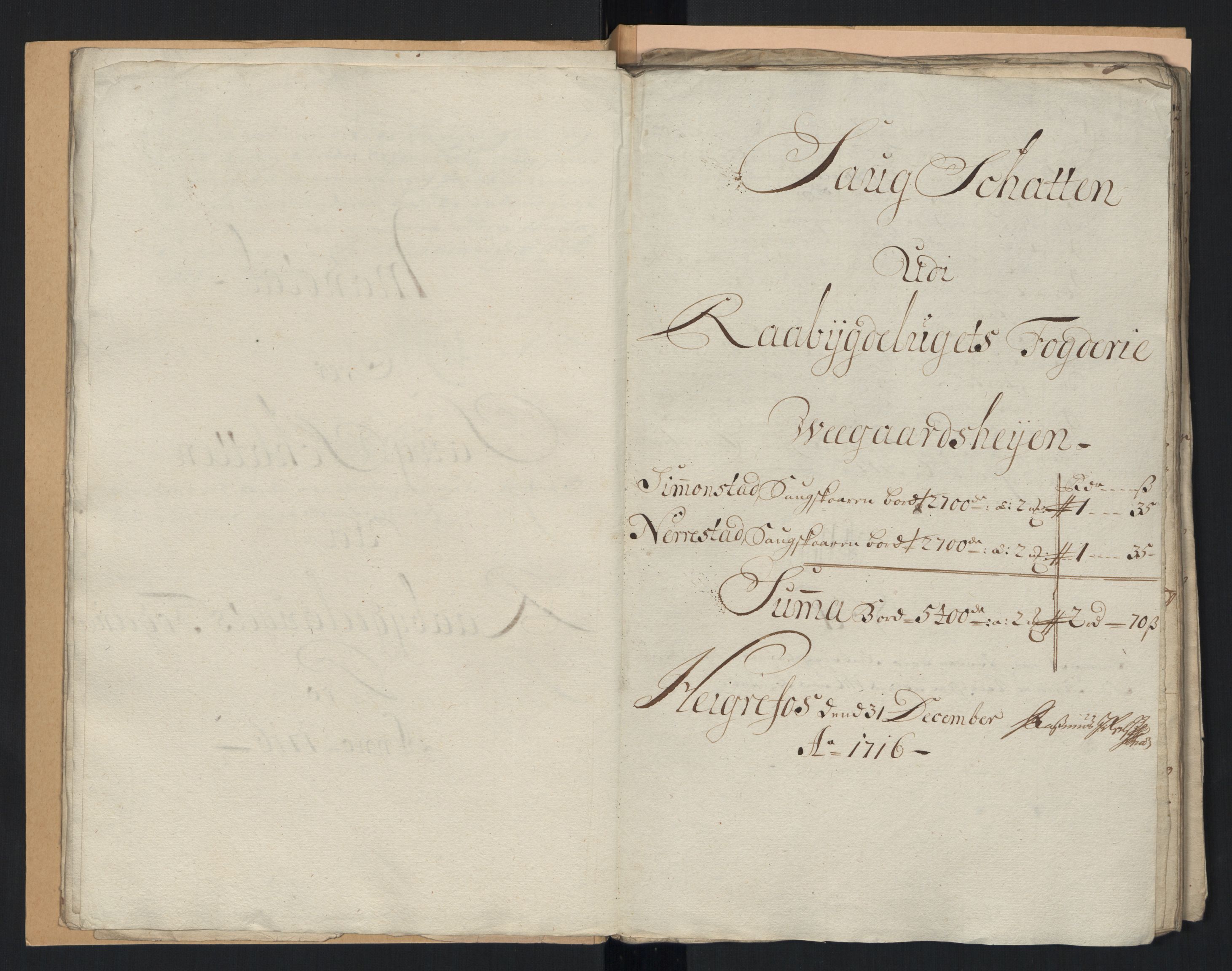 Rentekammeret inntil 1814, Reviderte regnskaper, Fogderegnskap, AV/RA-EA-4092/R40/L2452: Fogderegnskap Råbyggelag, 1716-1717, s. 22
