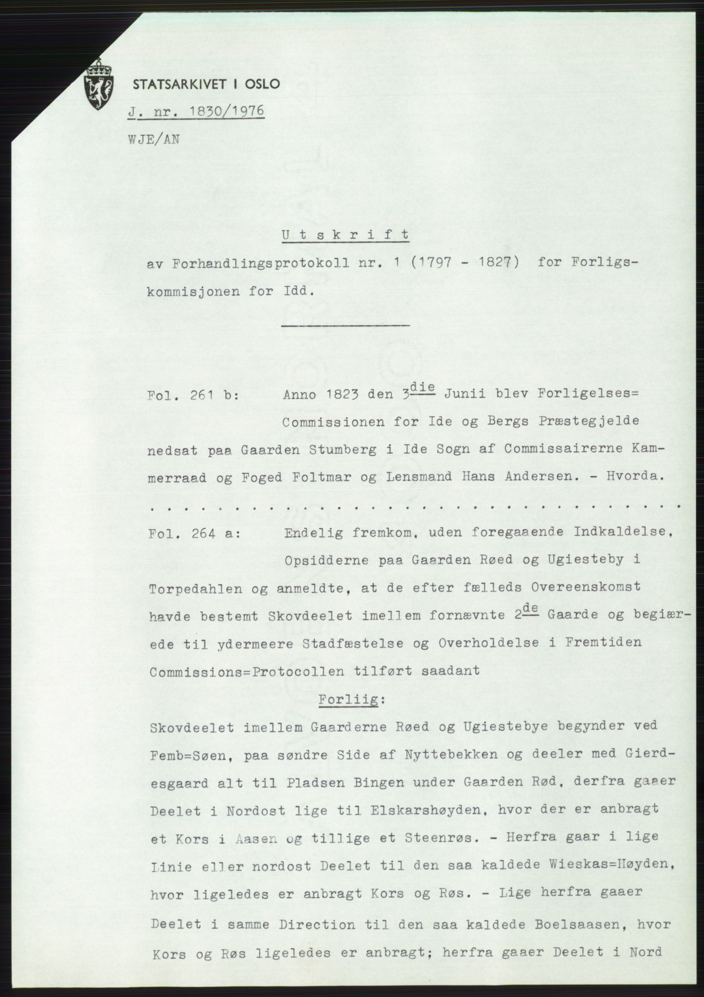 Statsarkivet i Oslo, SAO/A-10621/Z/Zd/L0035: Avskrifter, j.nr 38-2684/1976, 1976, s. 202