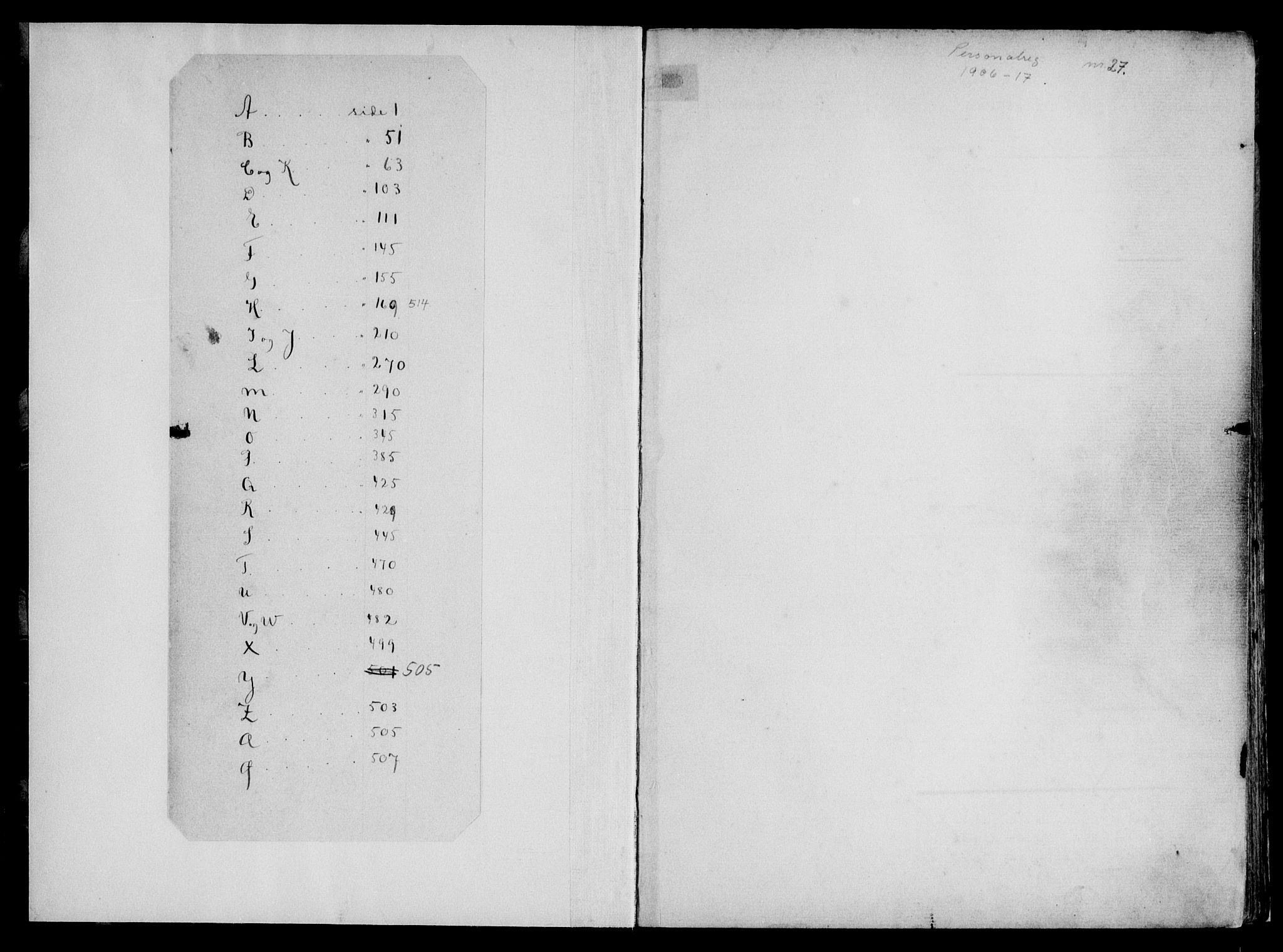Vesterålen sorenskriveri, SAT/A-4180/1/2/2B/L0006: Panteregister nr. 6, 1906-1928