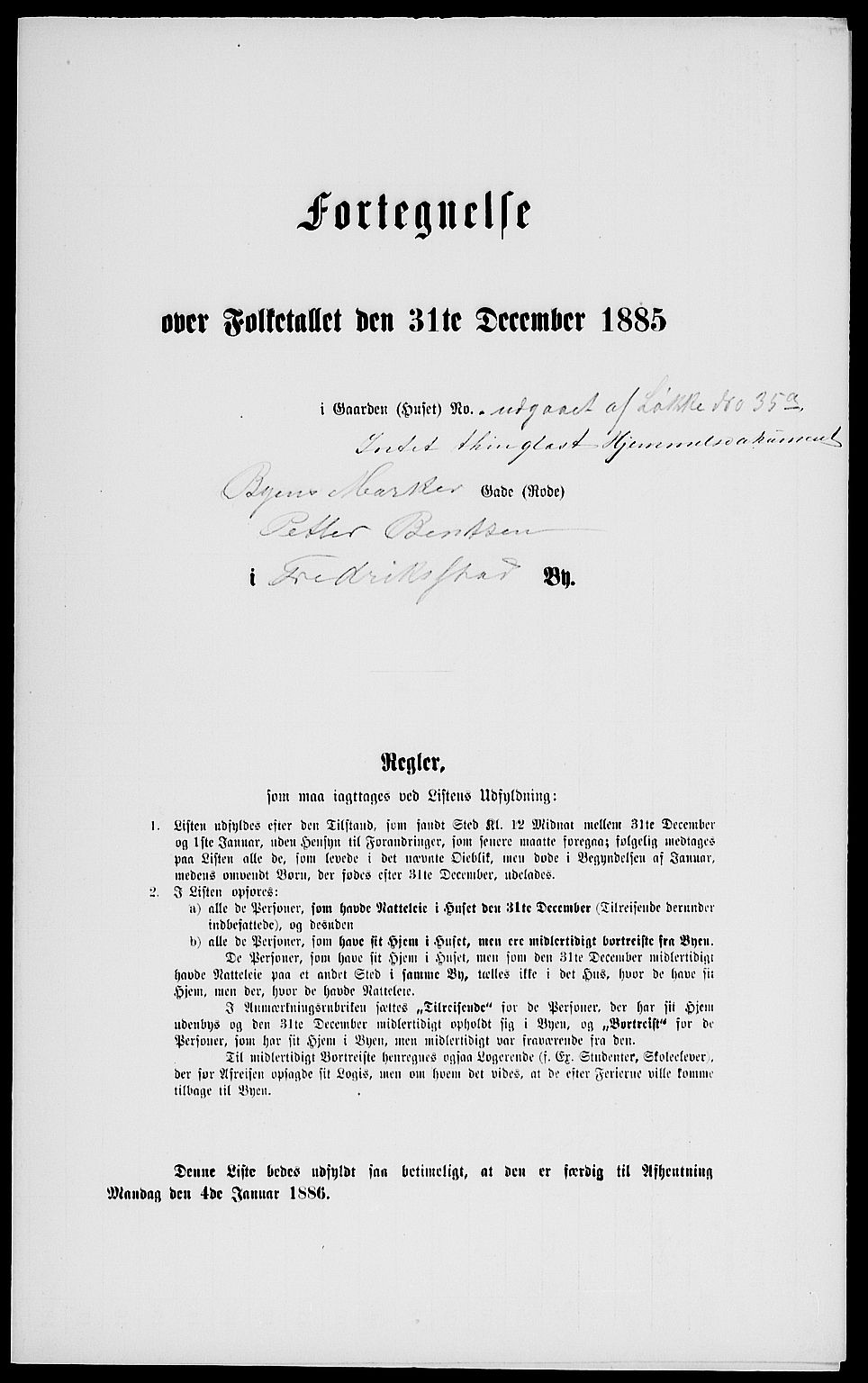 RA, Folketelling 1885 for 0103 Fredrikstad kjøpstad, 1885, s. 1921