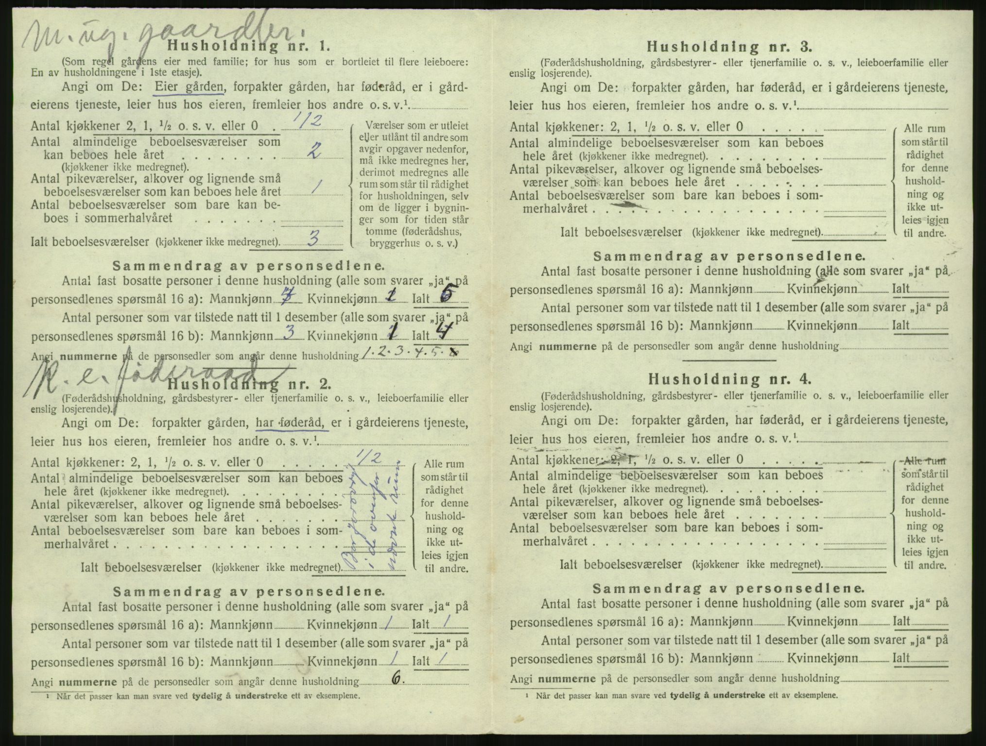 SAT, Folketelling 1920 for 1535 Vestnes herred, 1920, s. 1062