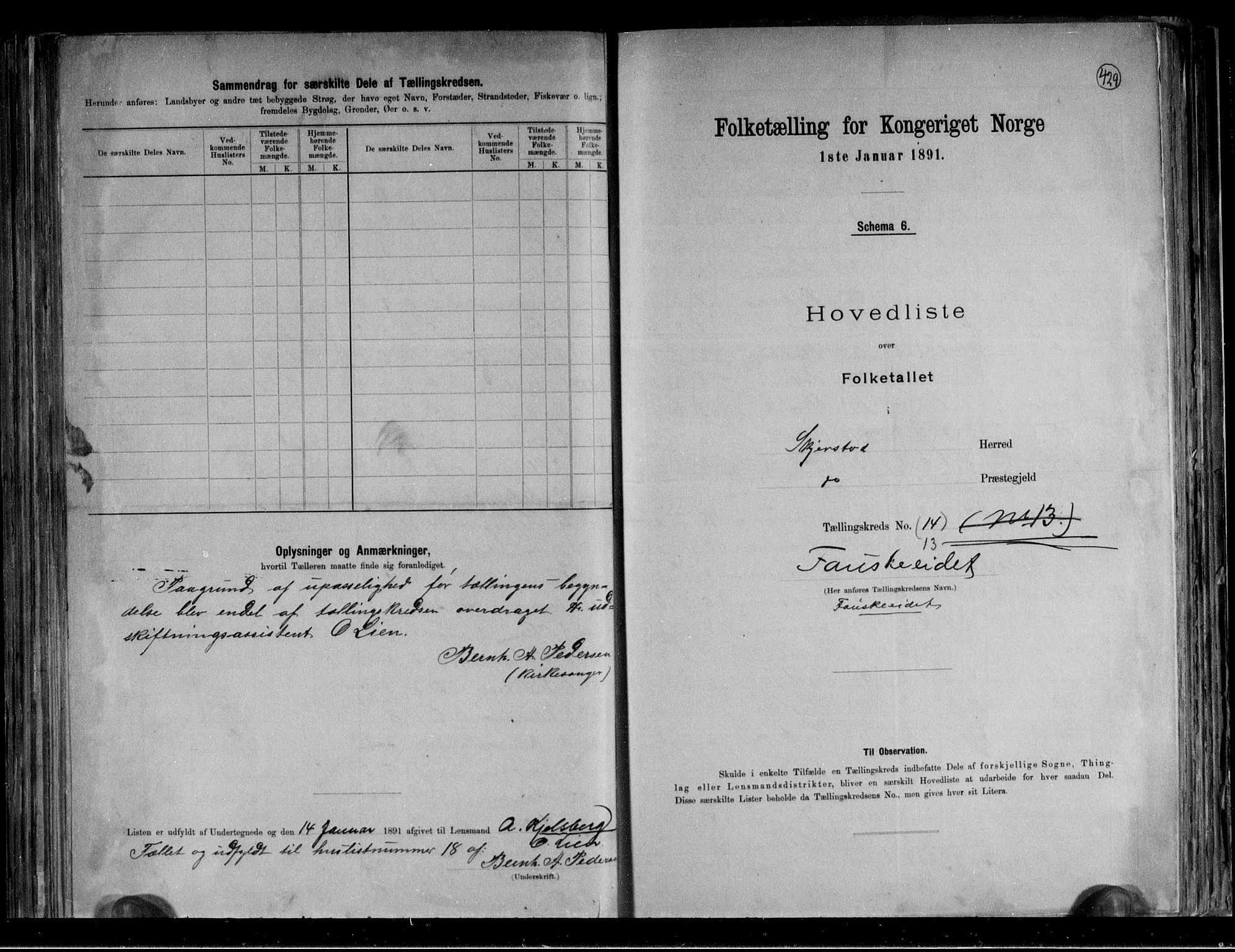 RA, Folketelling 1891 for 1842 Skjerstad herred, 1891, s. 29