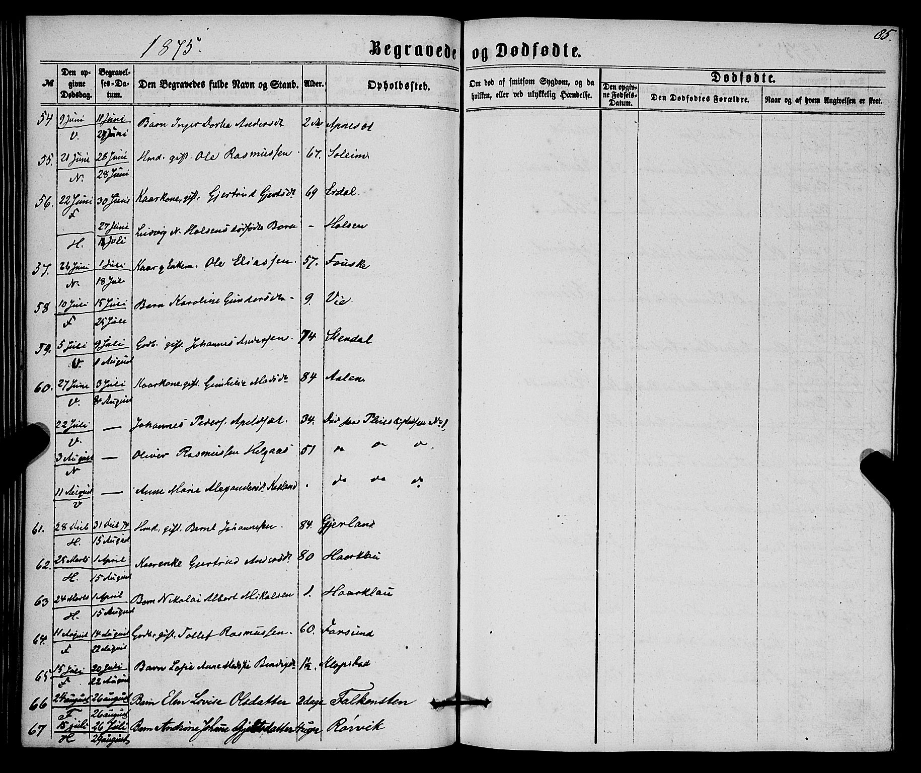 Førde sokneprestembete, AV/SAB-A-79901/H/Haa/Haaa/L0010: Ministerialbok nr. A 10, 1861-1876, s. 85