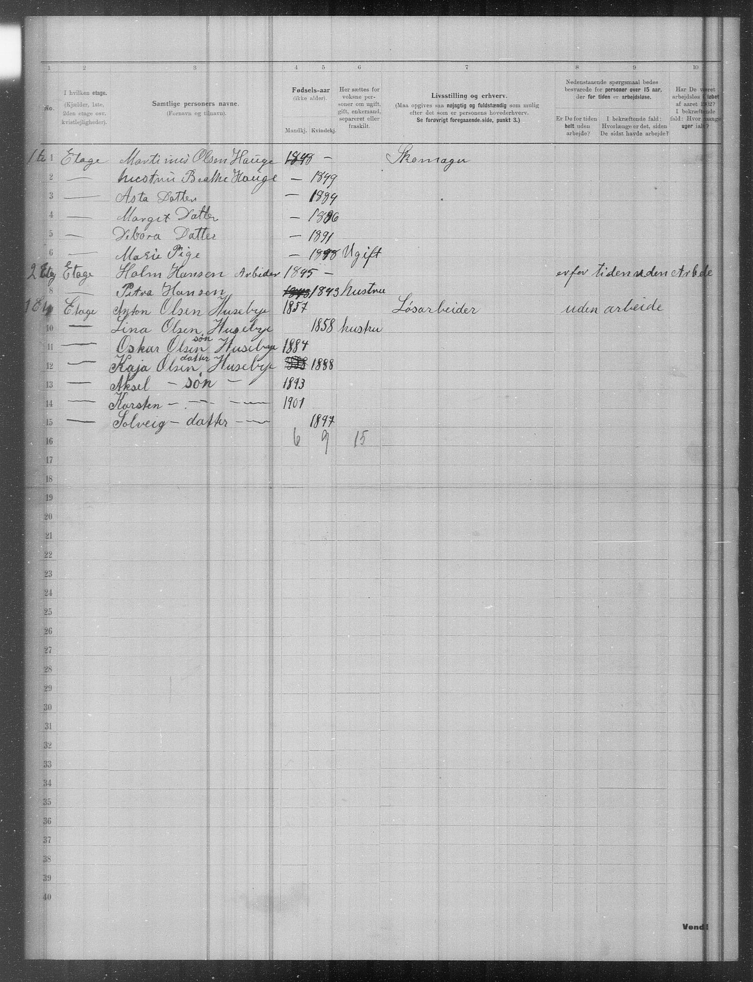 OBA, Kommunal folketelling 31.12.1902 for Kristiania kjøpstad, 1902, s. 18960
