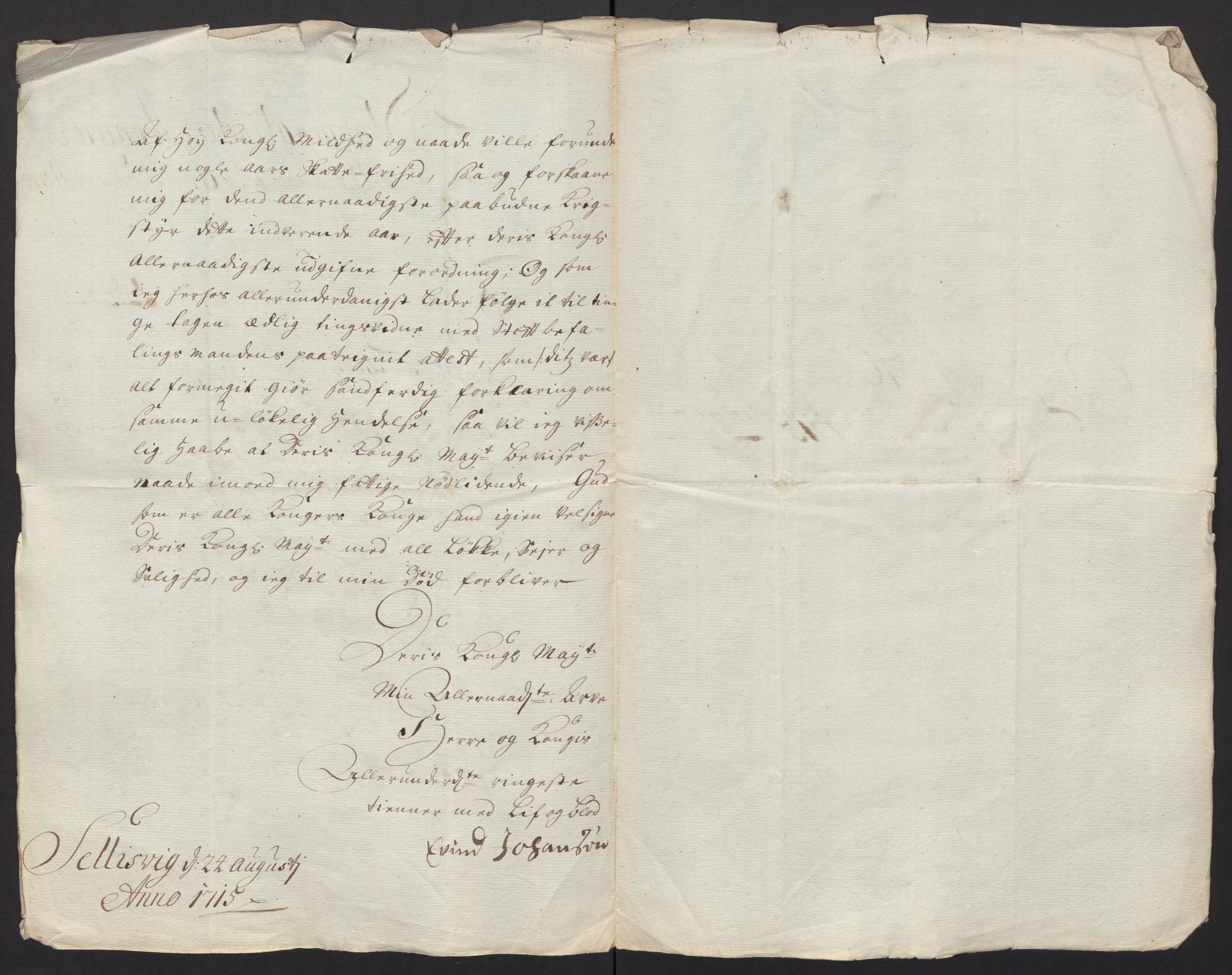 Rentekammeret inntil 1814, Reviderte regnskaper, Fogderegnskap, AV/RA-EA-4092/R48/L2991: Fogderegnskap Sunnhordland og Hardanger, 1715, s. 514