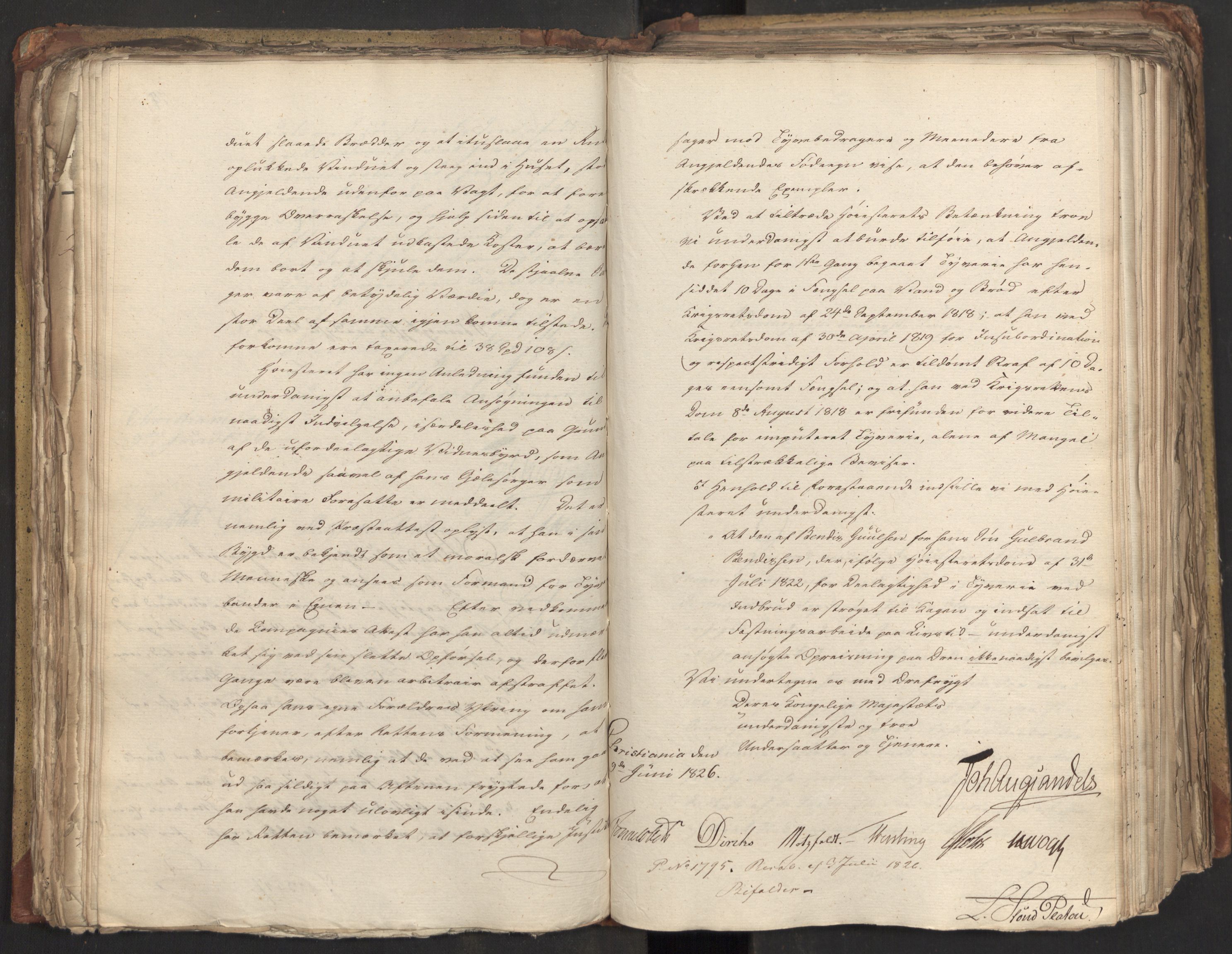 Statsrådsavdelingen i Stockholm, RA/S-1003/D/Da/L0047: Regjeringsinnstillinger nr. 3501-3659, 1826, s. 156