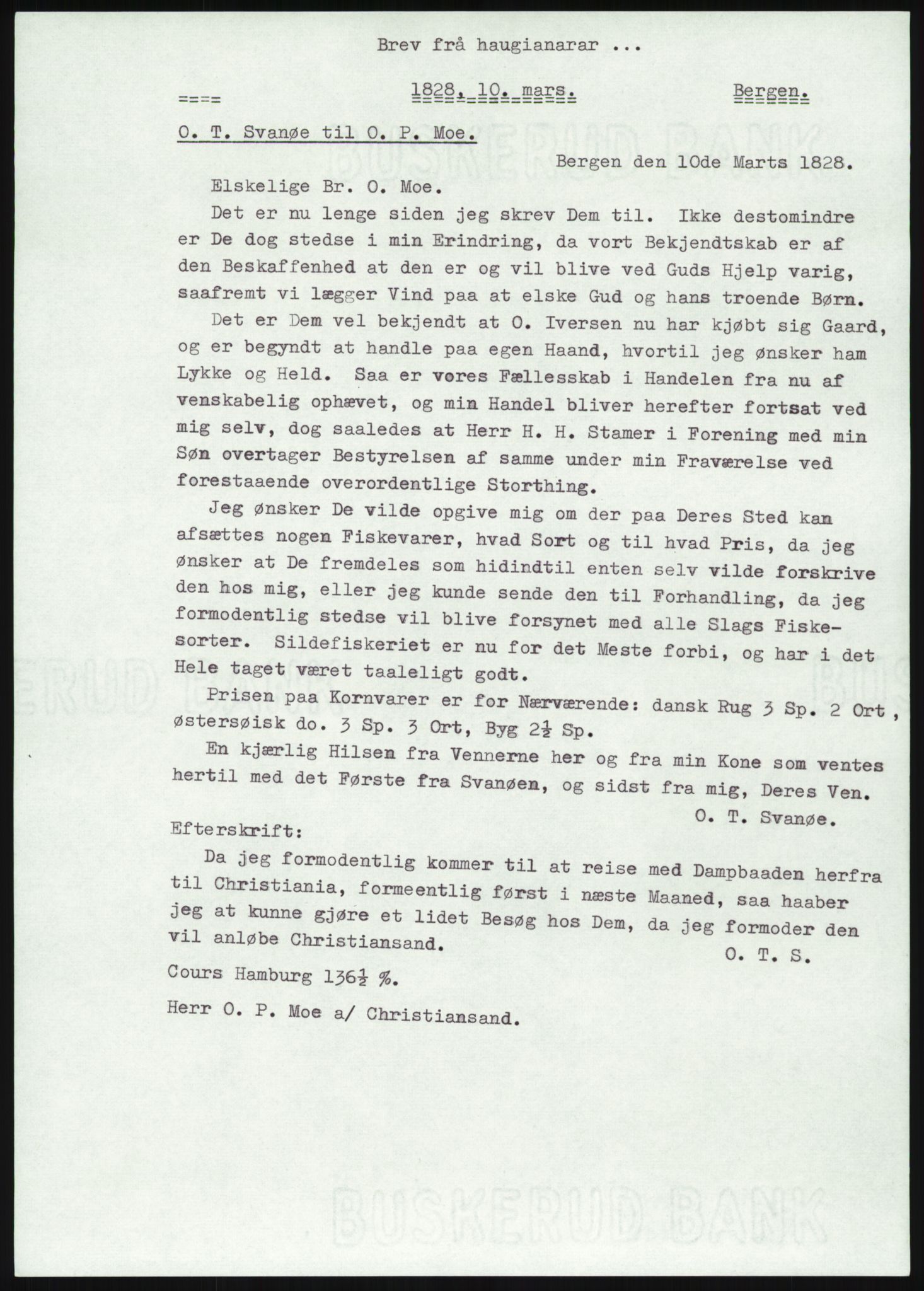 Samlinger til kildeutgivelse, Haugianerbrev, RA/EA-6834/F/L0004: Haugianerbrev IV: 1827-1842, 1827-1842