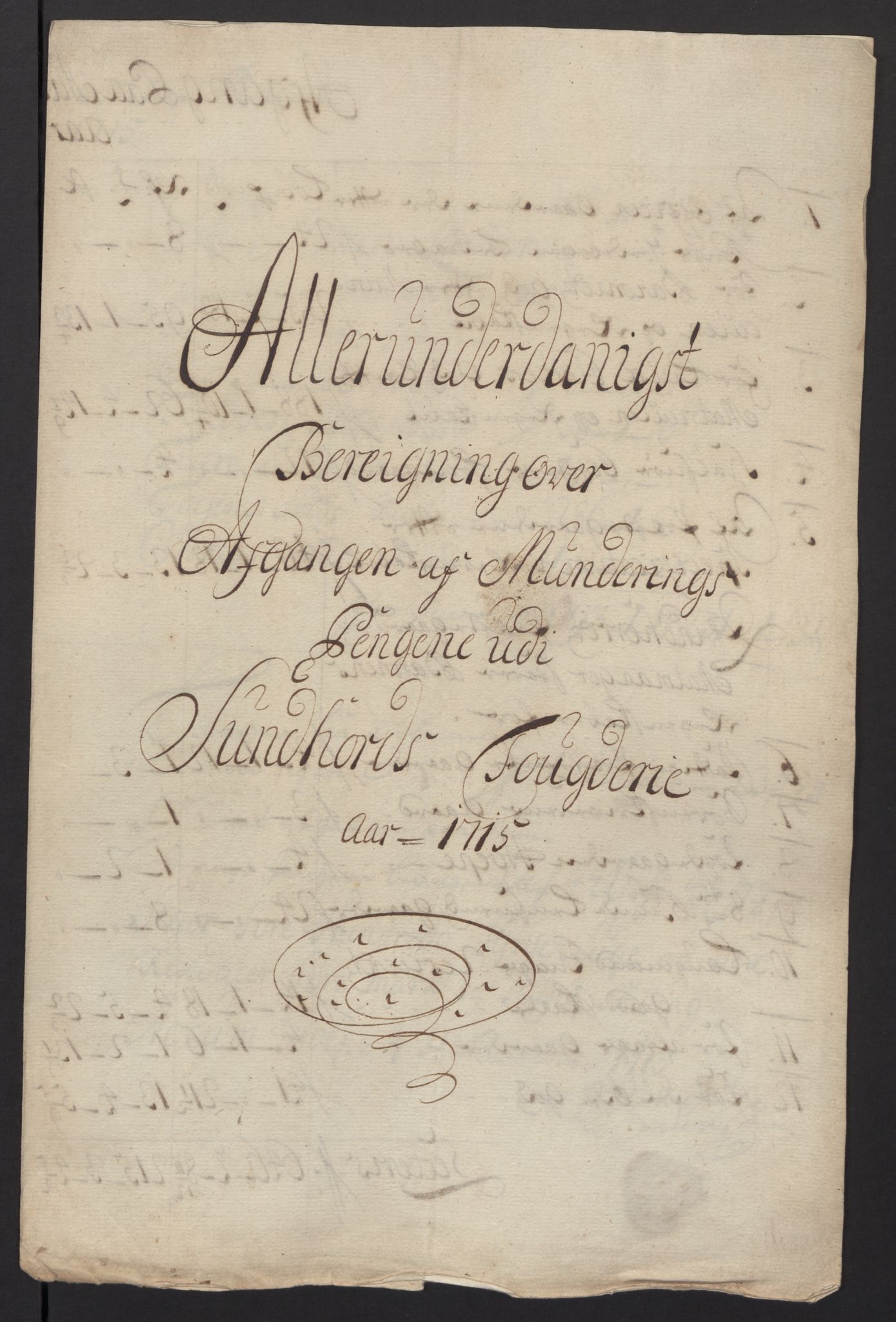 Rentekammeret inntil 1814, Reviderte regnskaper, Fogderegnskap, RA/EA-4092/R48/L2991: Fogderegnskap Sunnhordland og Hardanger, 1715, s. 351