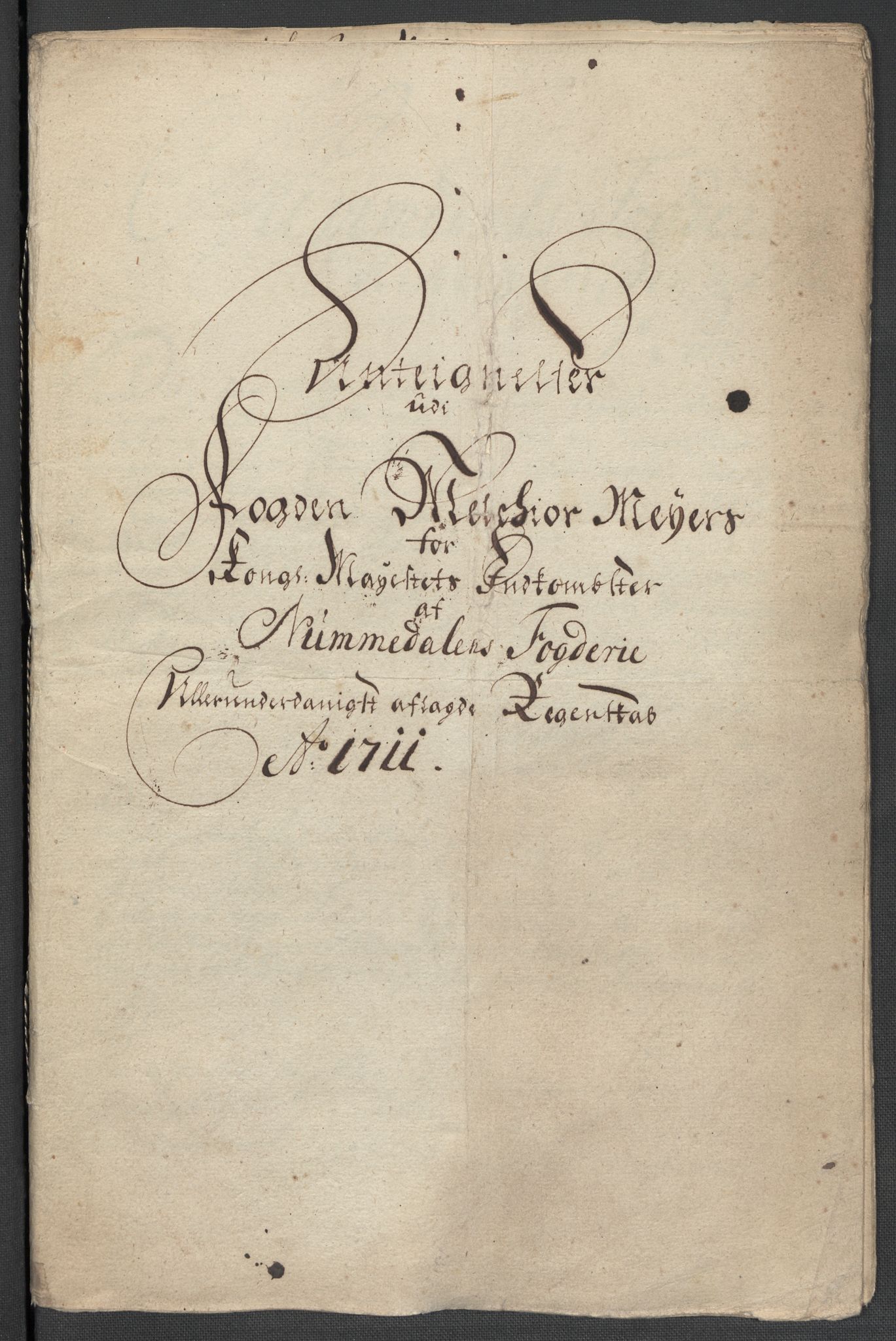 Rentekammeret inntil 1814, Reviderte regnskaper, Fogderegnskap, AV/RA-EA-4092/R64/L4432: Fogderegnskap Namdal, 1711, s. 249