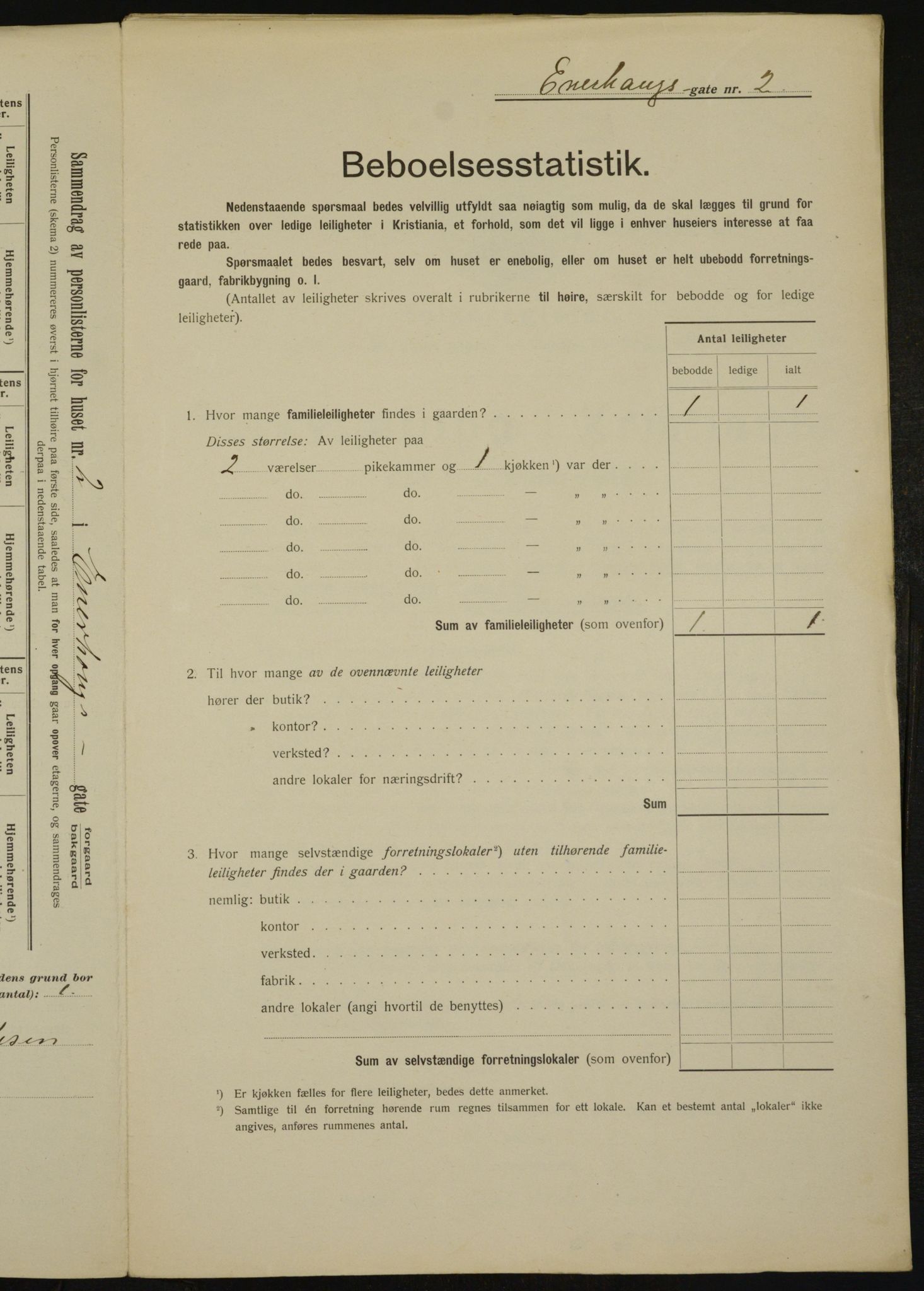 OBA, Kommunal folketelling 1.2.1912 for Kristiania, 1912, s. 21453