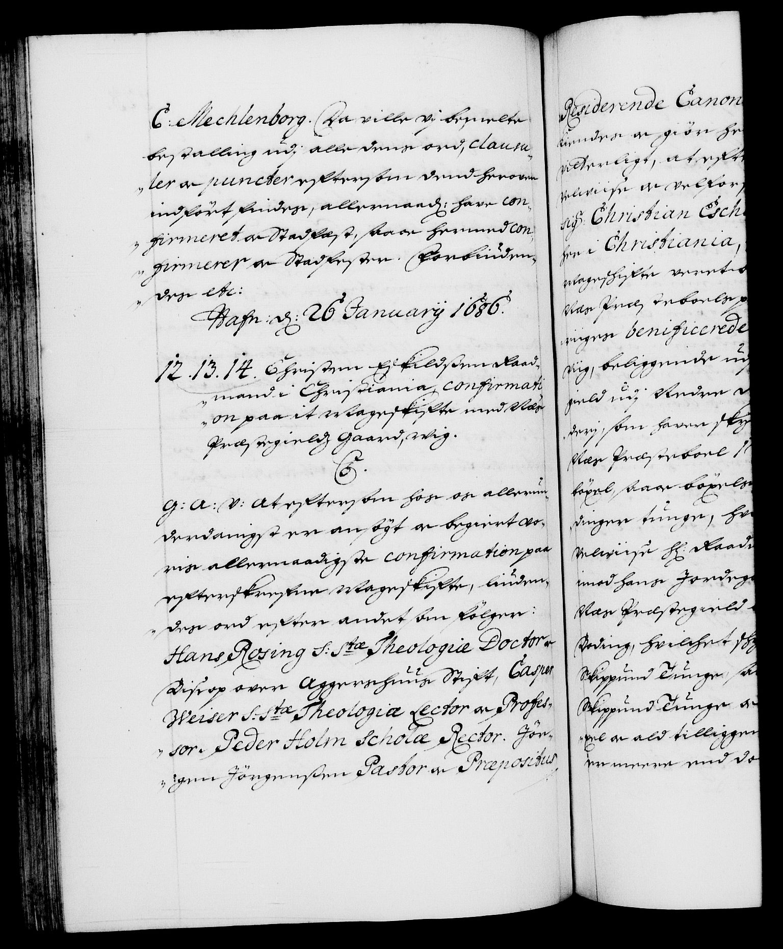 Danske Kanselli 1572-1799, AV/RA-EA-3023/F/Fc/Fca/Fcaa/L0014: Norske registre (mikrofilm), 1685-1687, s. 223b