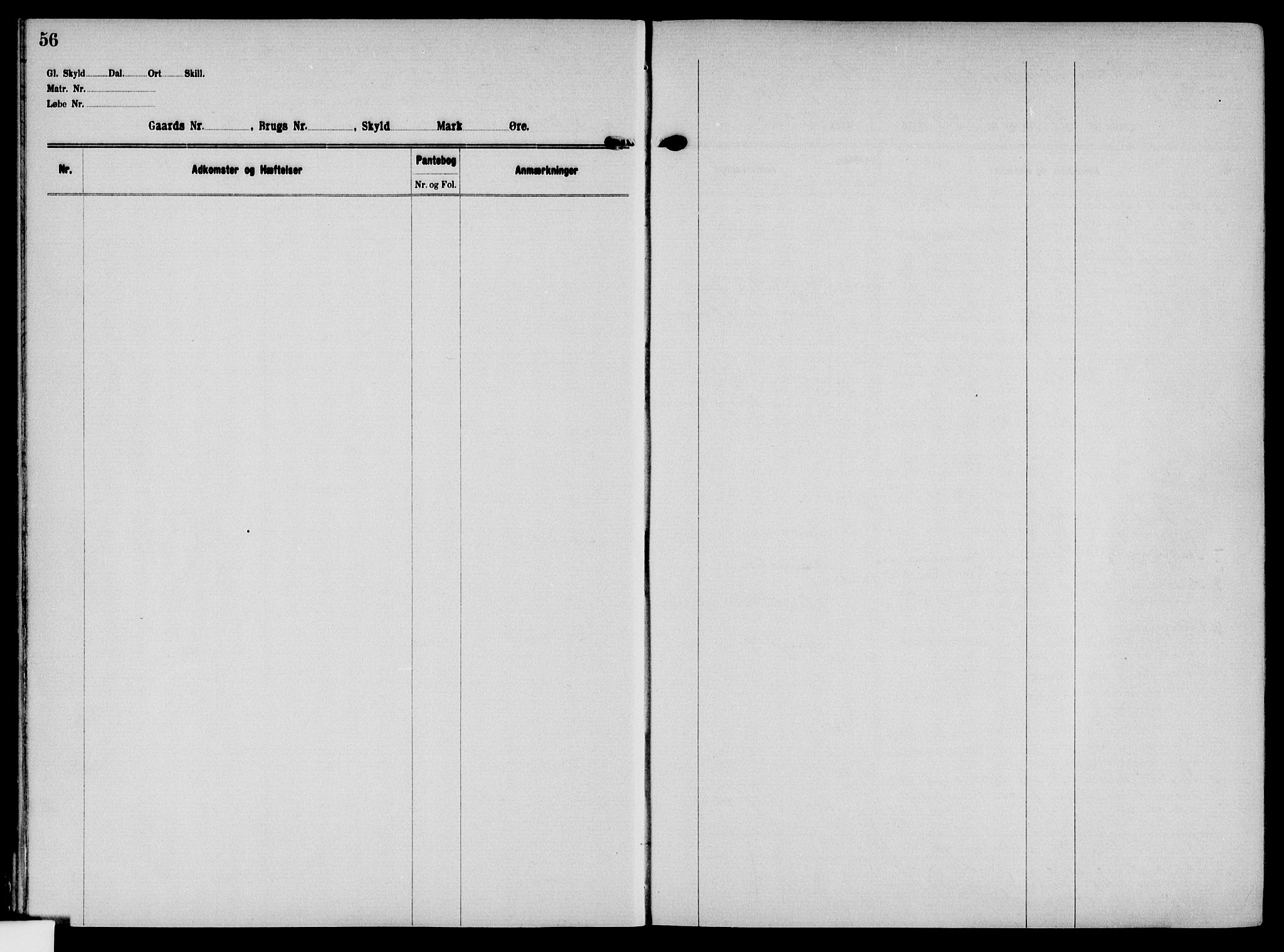 Solør tingrett, AV/SAH-TING-008/H/Ha/Hak/L0004: Panteregister nr. IV, 1900-1935, s. 56