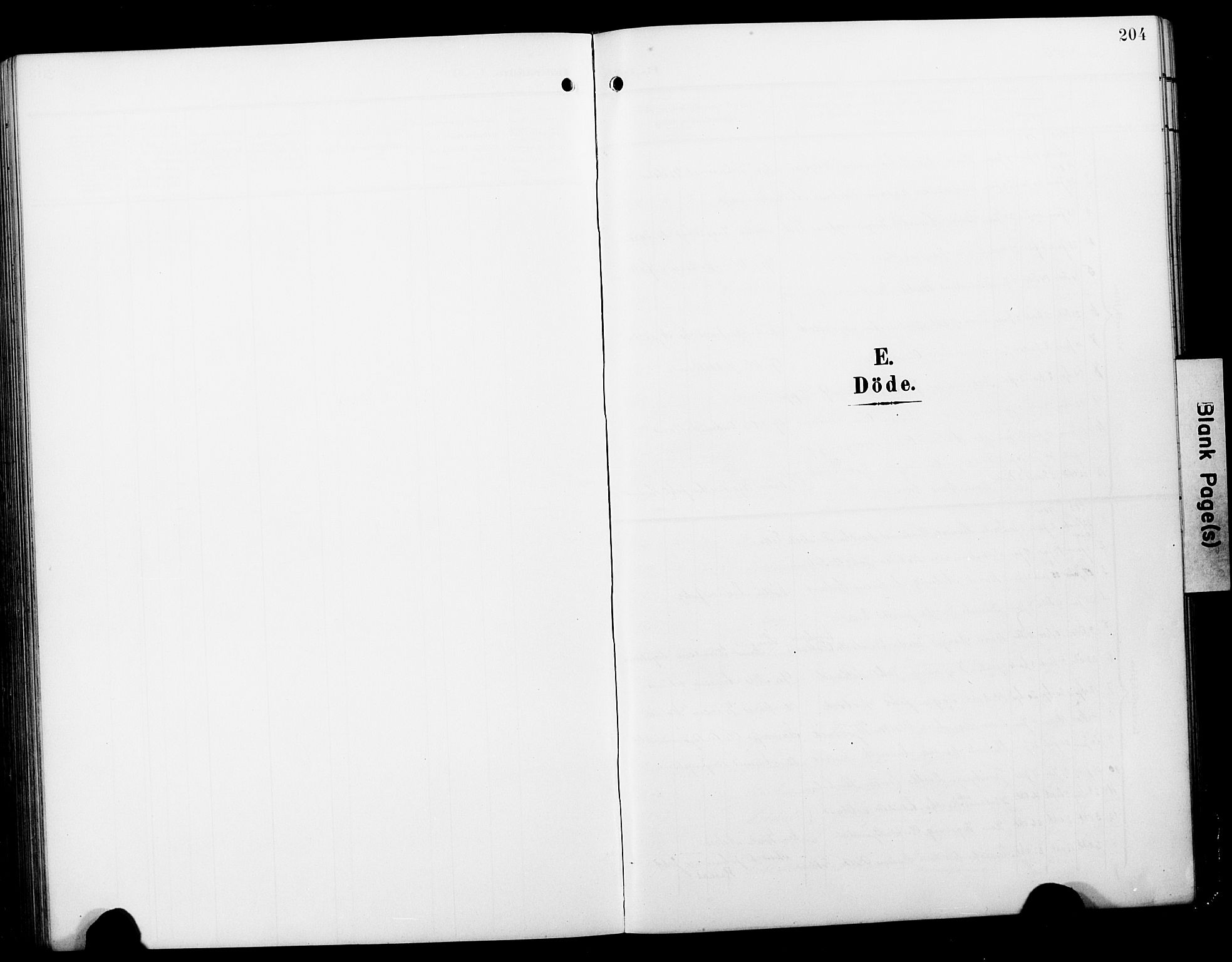 Hosanger sokneprestembete, SAB/A-75801/H/Hab: Klokkerbok nr. A 4, 1904-1927, s. 204