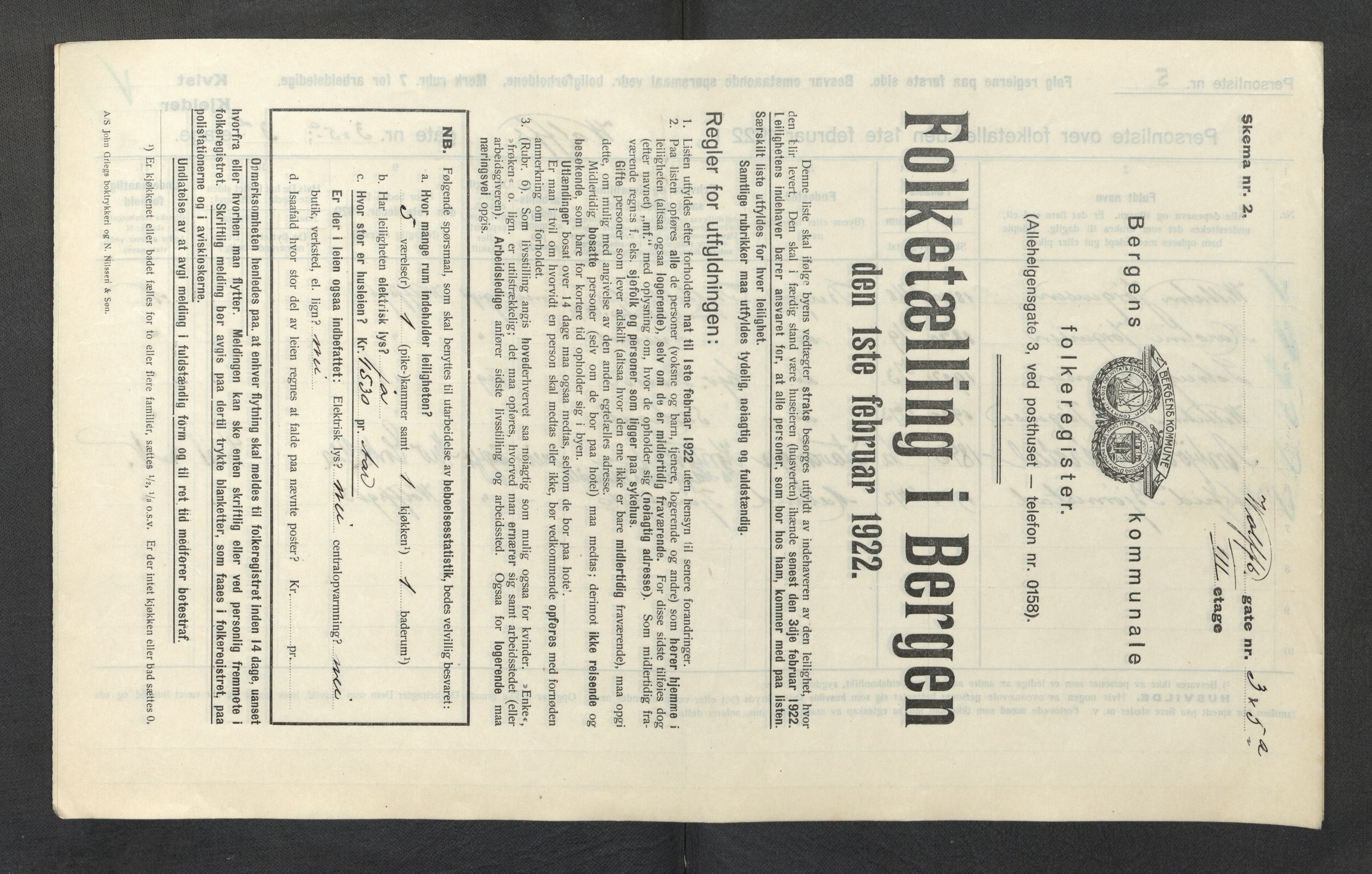 SAB, Kommunal folketelling 1922 for Bergen kjøpstad, 1922, s. 47673
