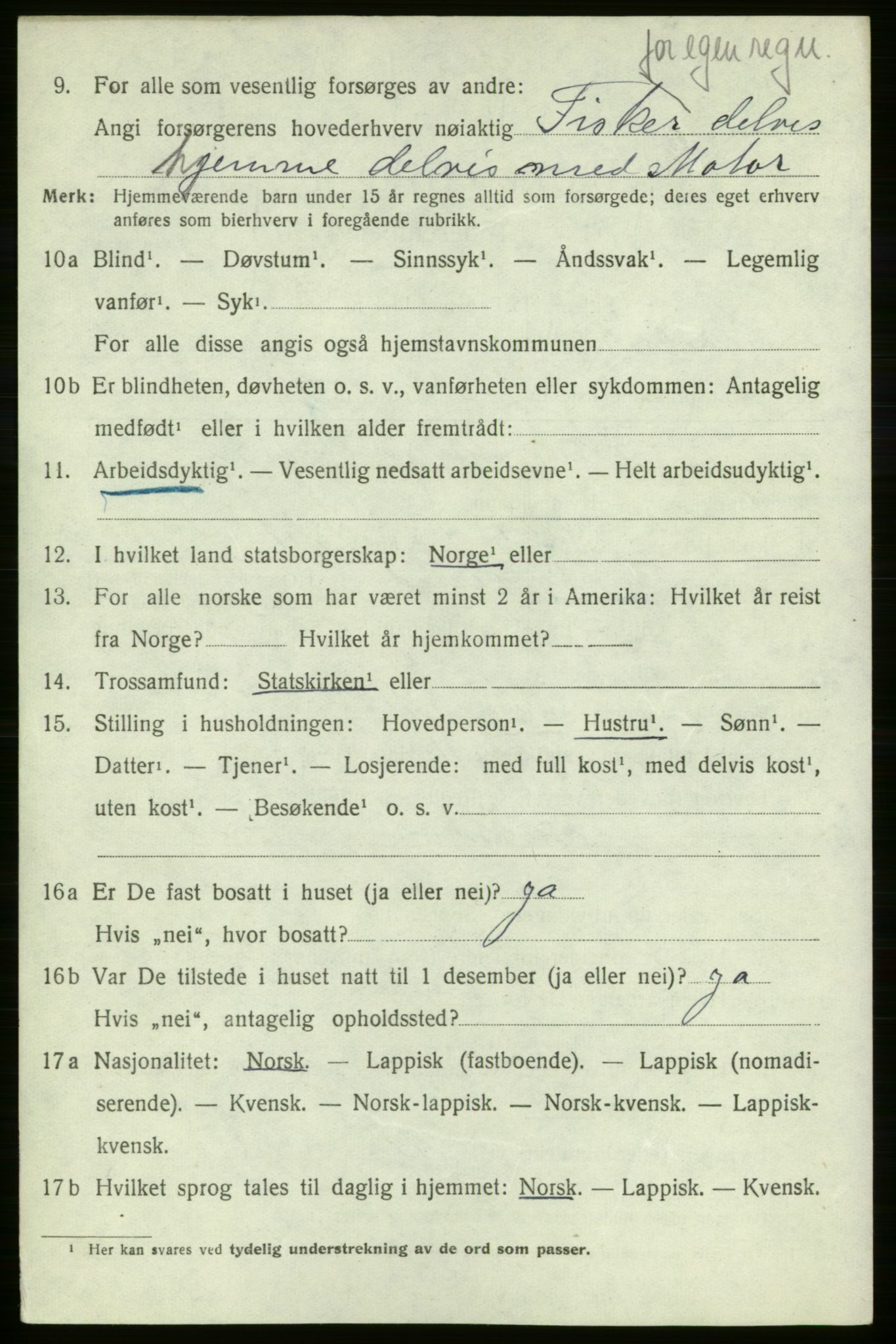 SATØ, Folketelling 1920 for 2017 Kvalsund herred, 1920, s. 635