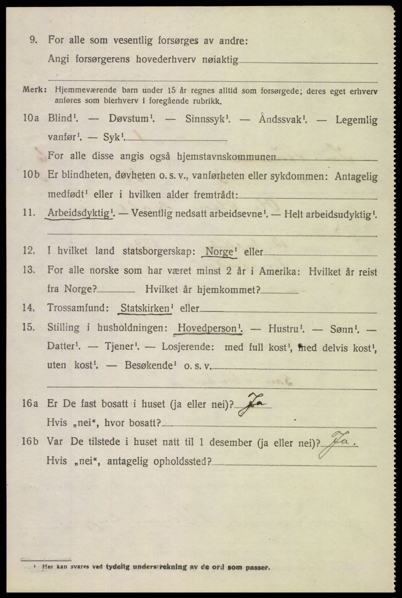 SAH, Folketelling 1920 for 0540 Sør-Aurdal herred, 1920, s. 2932