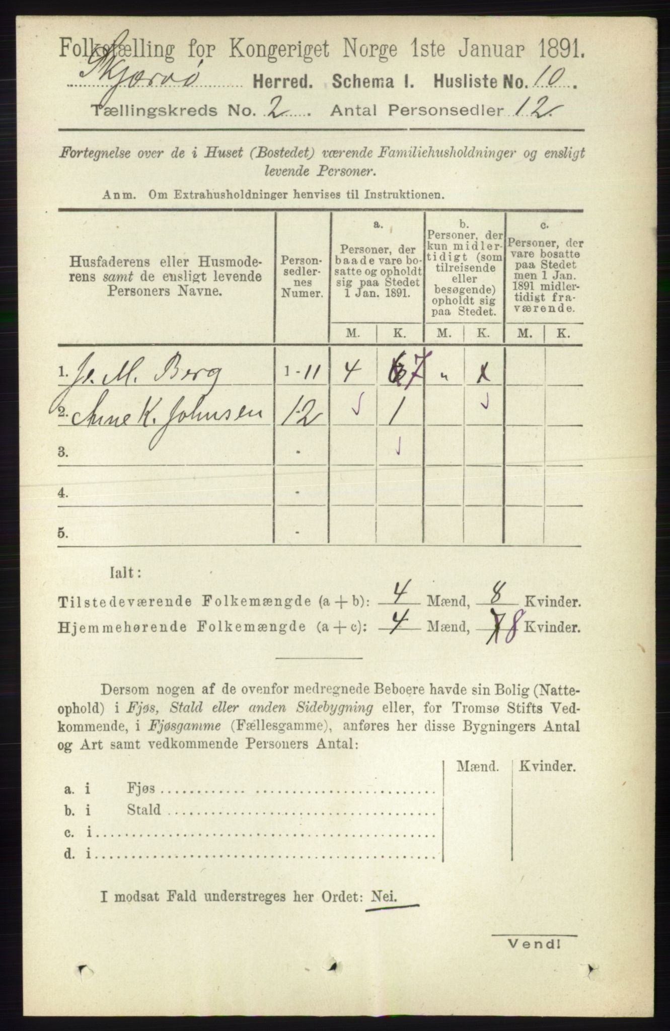 RA, Folketelling 1891 for 1941 Skjervøy herred, 1891, s. 927