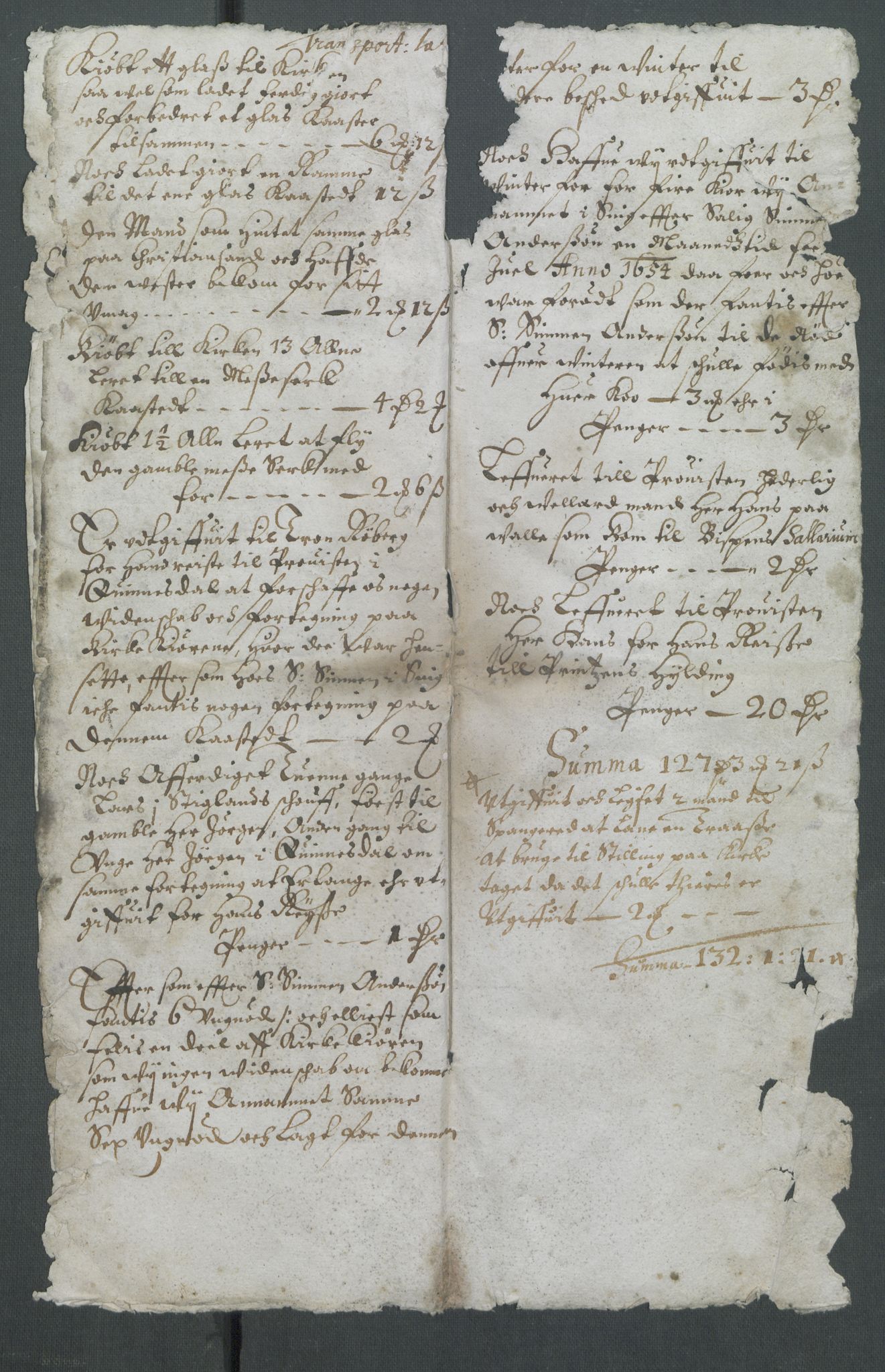 Riksarkivets diplomsamling, RA/EA-5965/F02/L0167: Dokumenter, 1657, s. 163