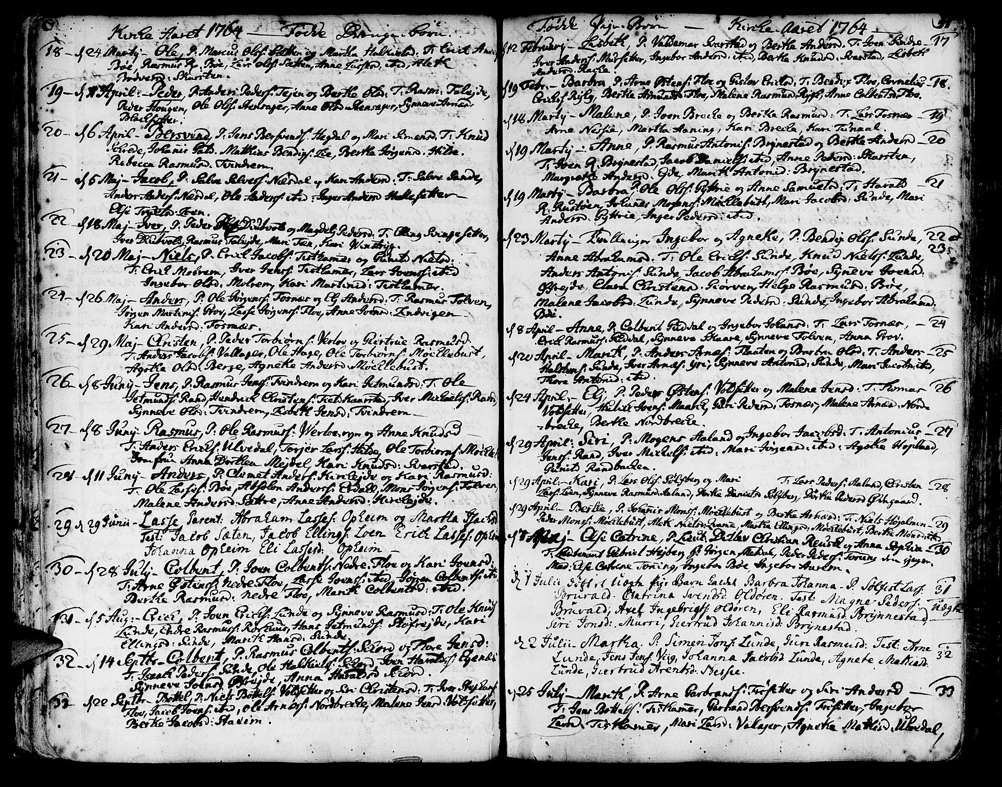 Innvik sokneprestembete, AV/SAB-A-80501: Ministerialbok nr. A 1, 1750-1816, s. 54