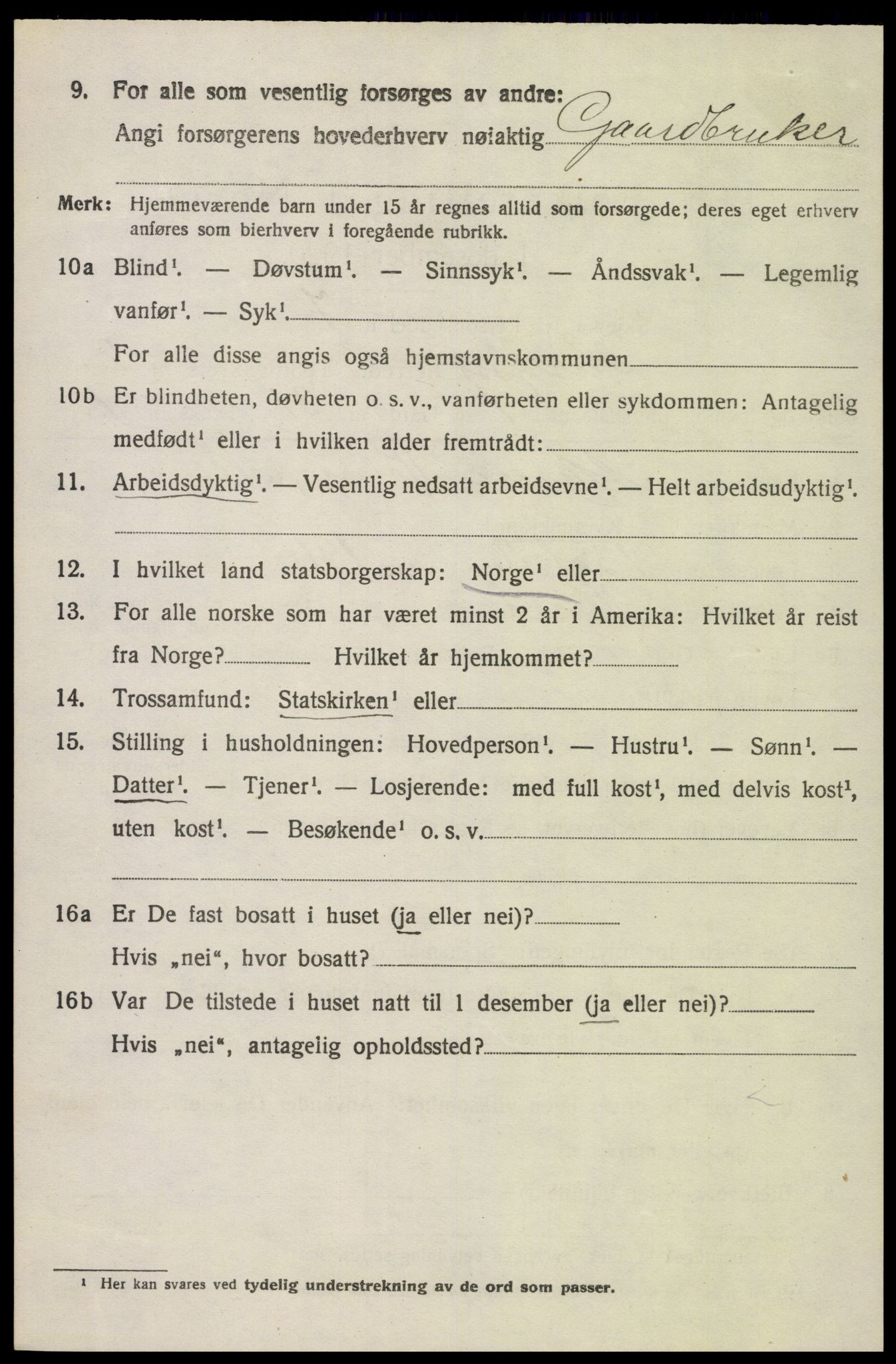 SAK, Folketelling 1920 for 0933 Herefoss herred, 1920, s. 331