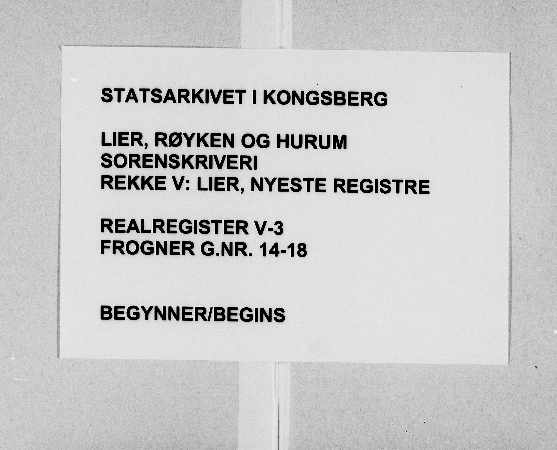 Lier, Røyken og Hurum sorenskriveri, SAKO/A-89/G/Gb/Gbe/L0003: Panteregister nr. V 3