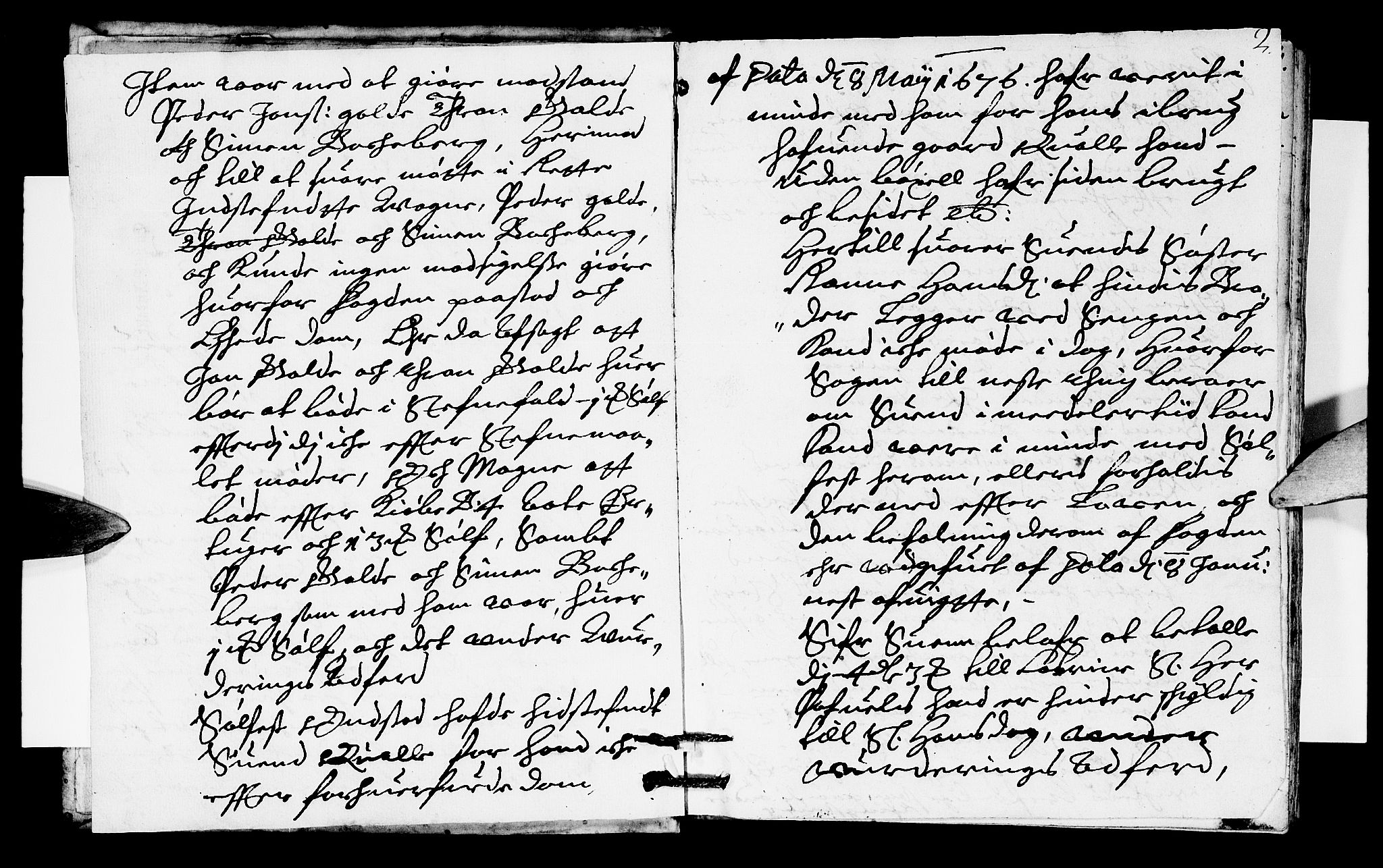 Sorenskriverier i Gudbrandsdalen, SAH/TING-036/G/Gb/Gba/L0017: Tingbok - Nord-Gudbrandsdal, 1681, s. 1b-2a