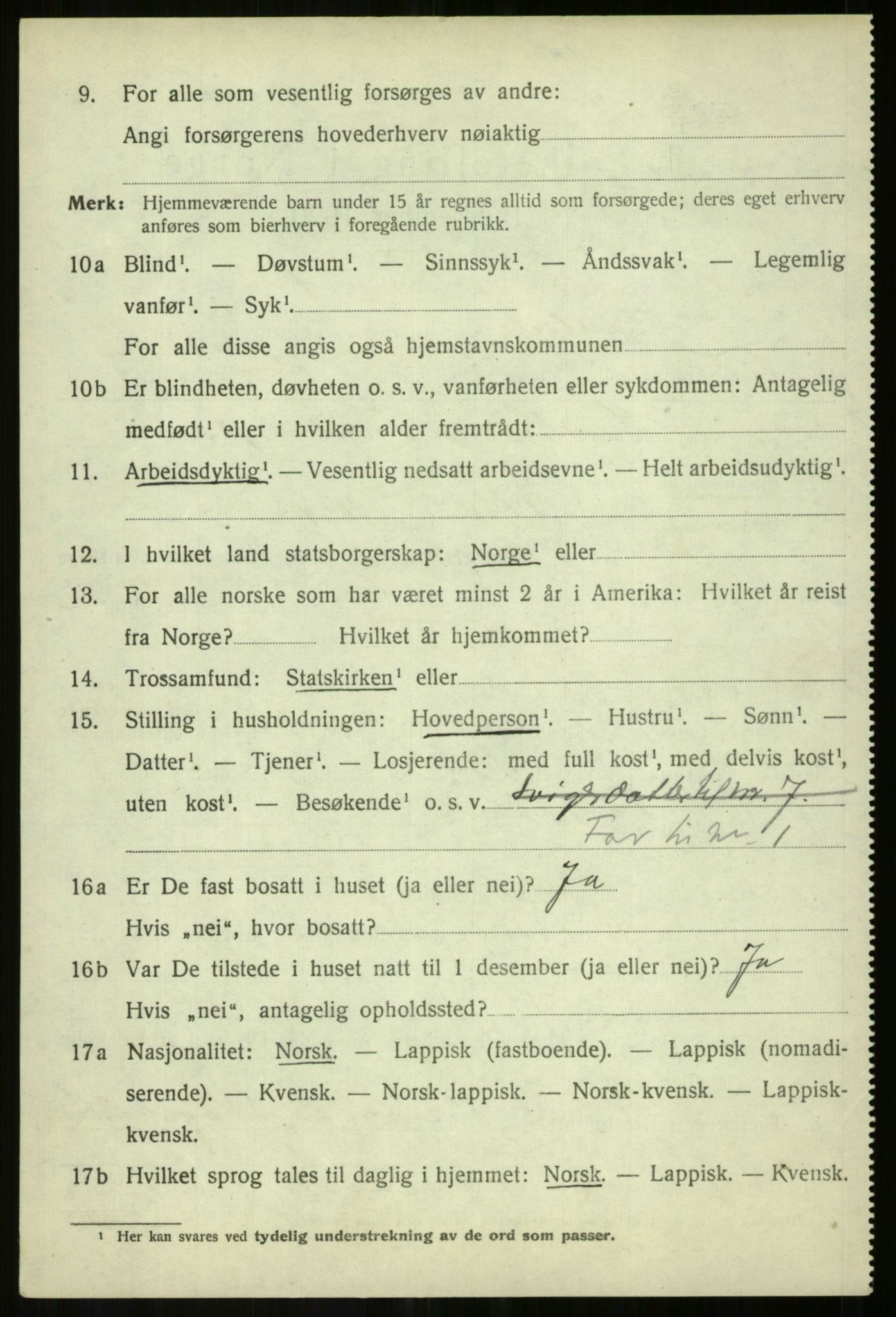 SATØ, Folketelling 1920 for 1924 Målselv herred, 1920, s. 7420