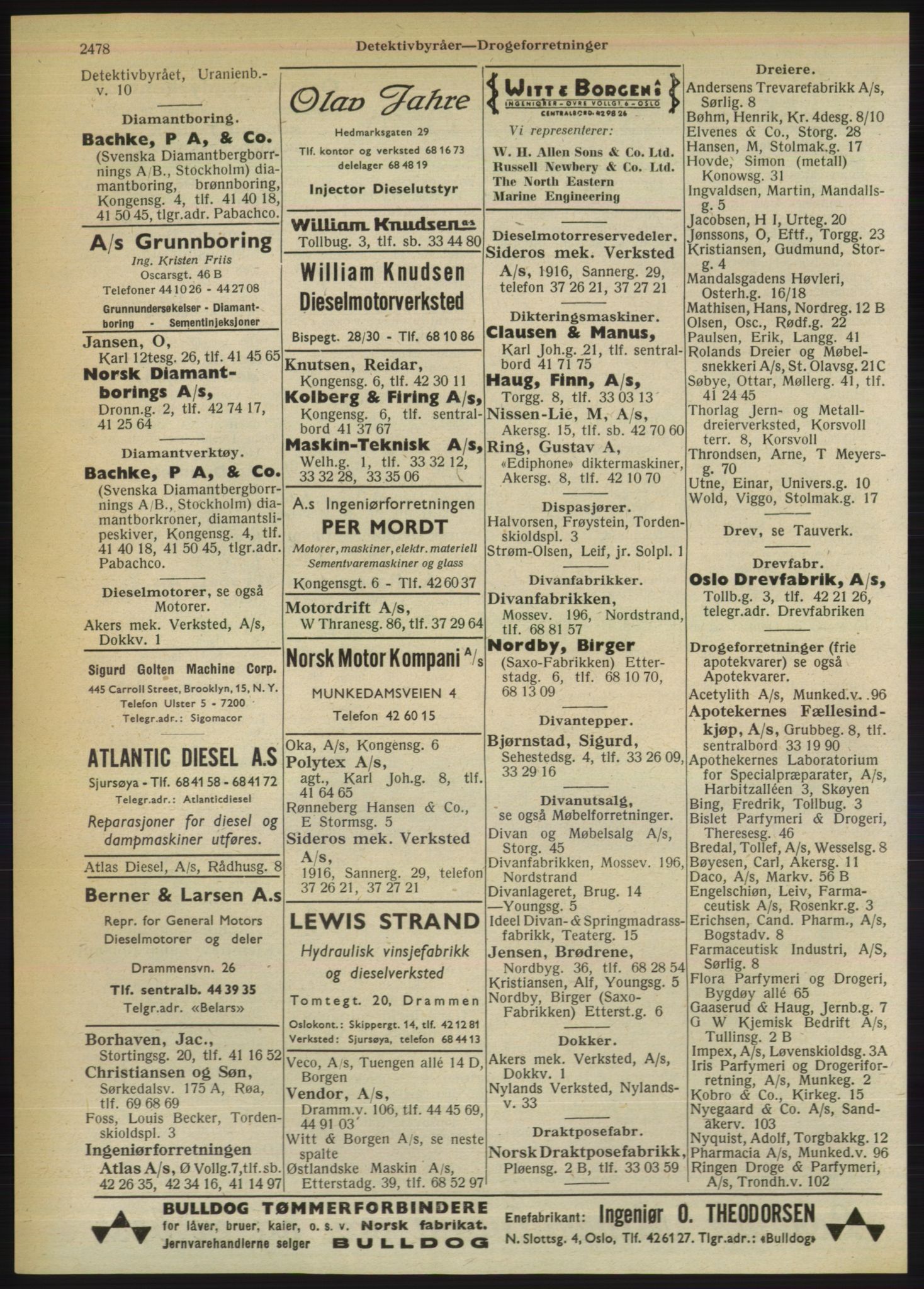 Kristiania/Oslo adressebok, PUBL/-, 1950, s. 2478