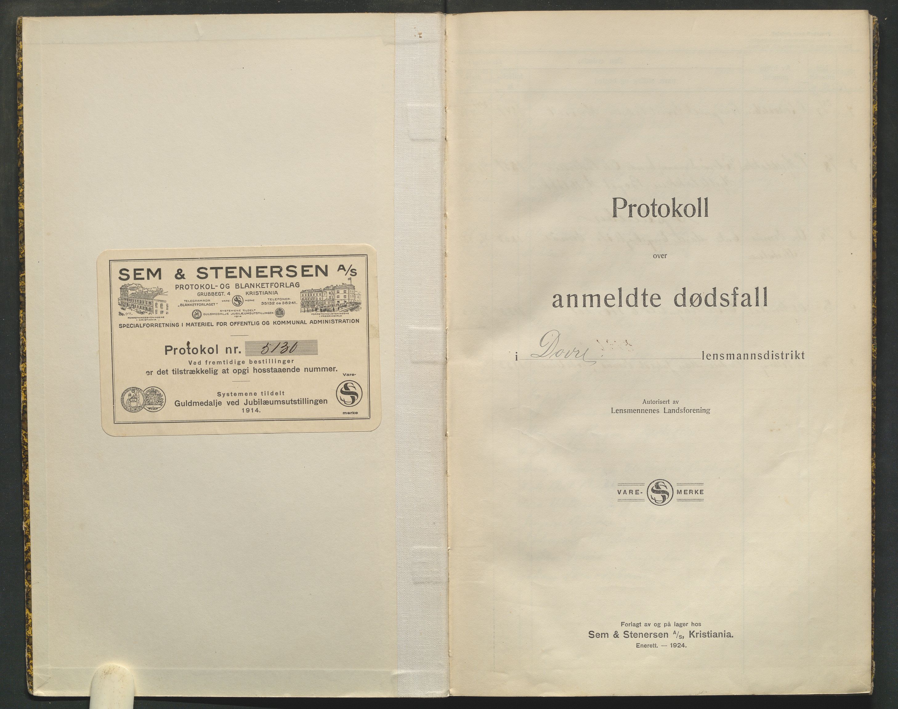 Lesja og Dovre lensmannskontor, AV/SAH-PGL-004/H/Ha/L0001/0005: Dødsfallsprotokoller / Dødsfallsprotokoll for Dovre, 1925-1935