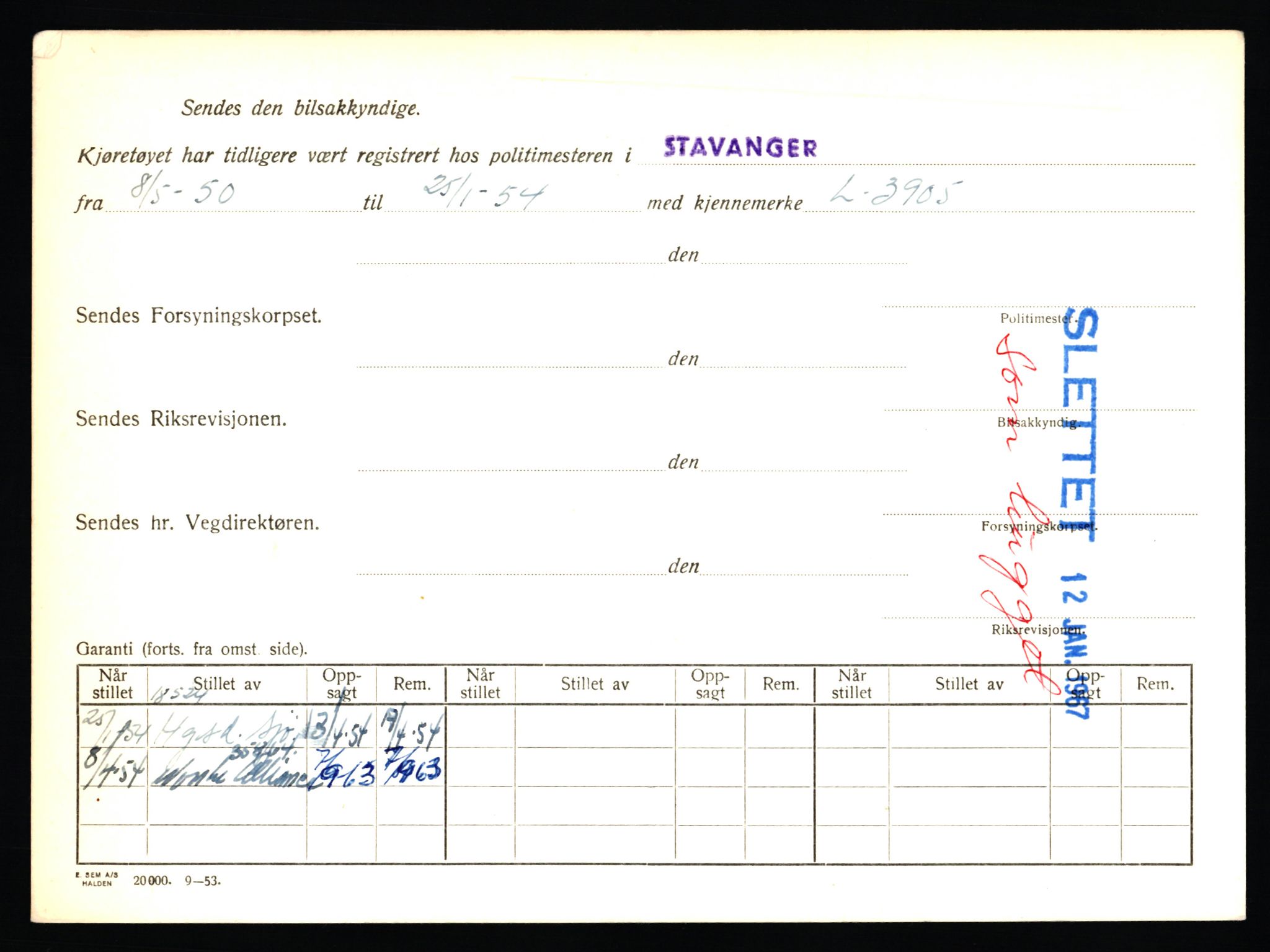 Stavanger trafikkstasjon, AV/SAST-A-101942/0/F/L0020: L-11000 - L-11499, 1930-1971, s. 1134